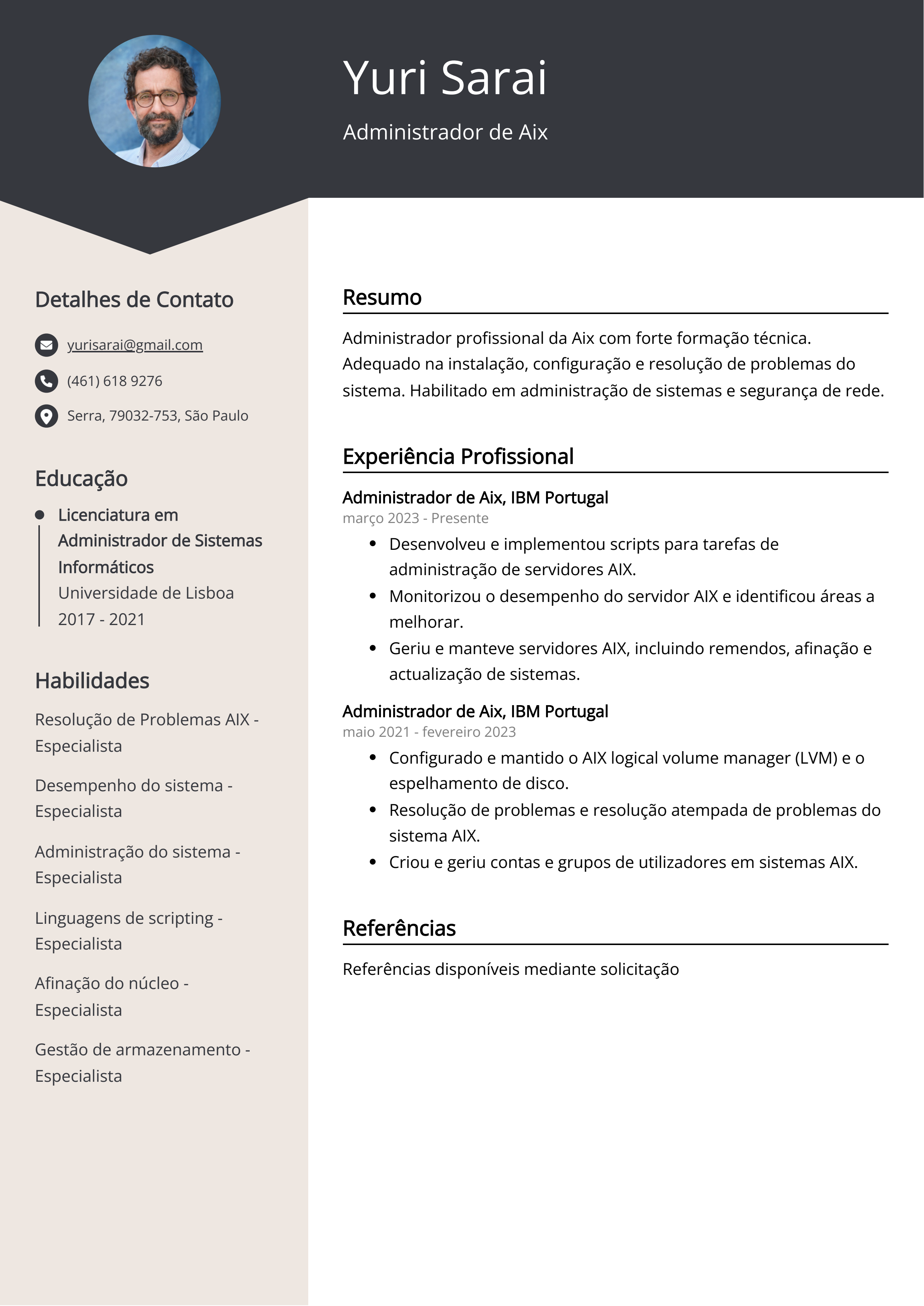 Criar CV