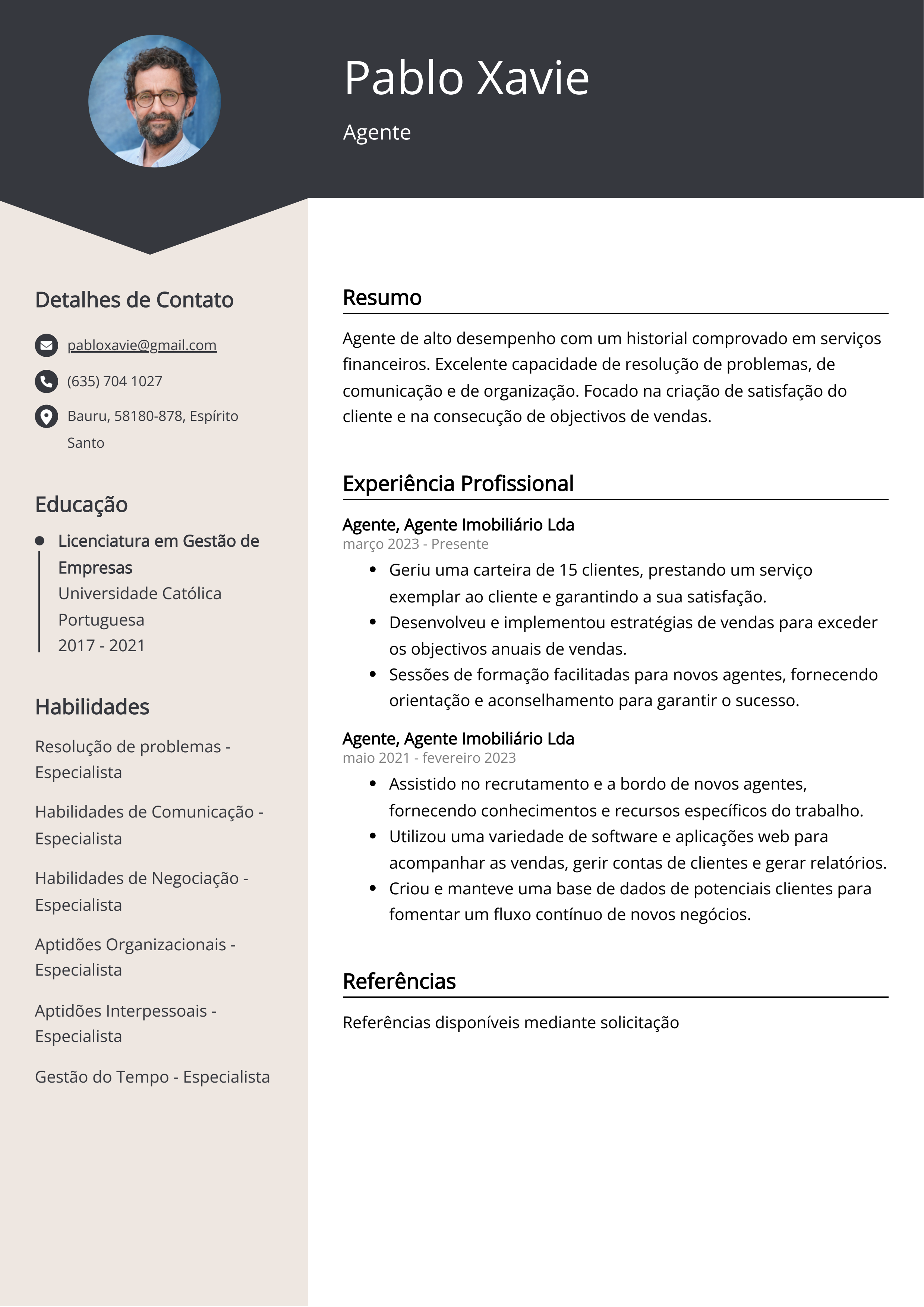 Criar CV