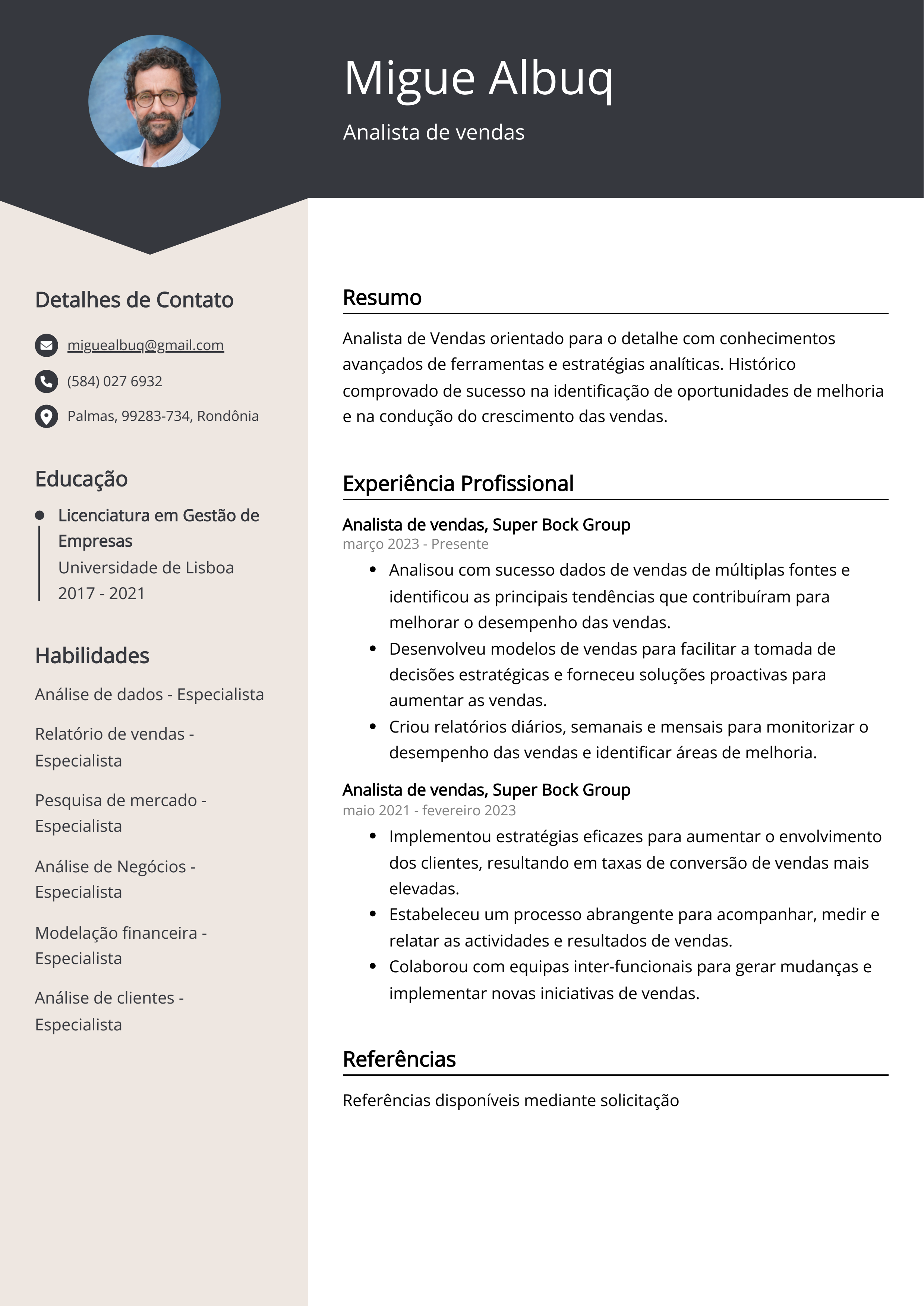 Criar CV