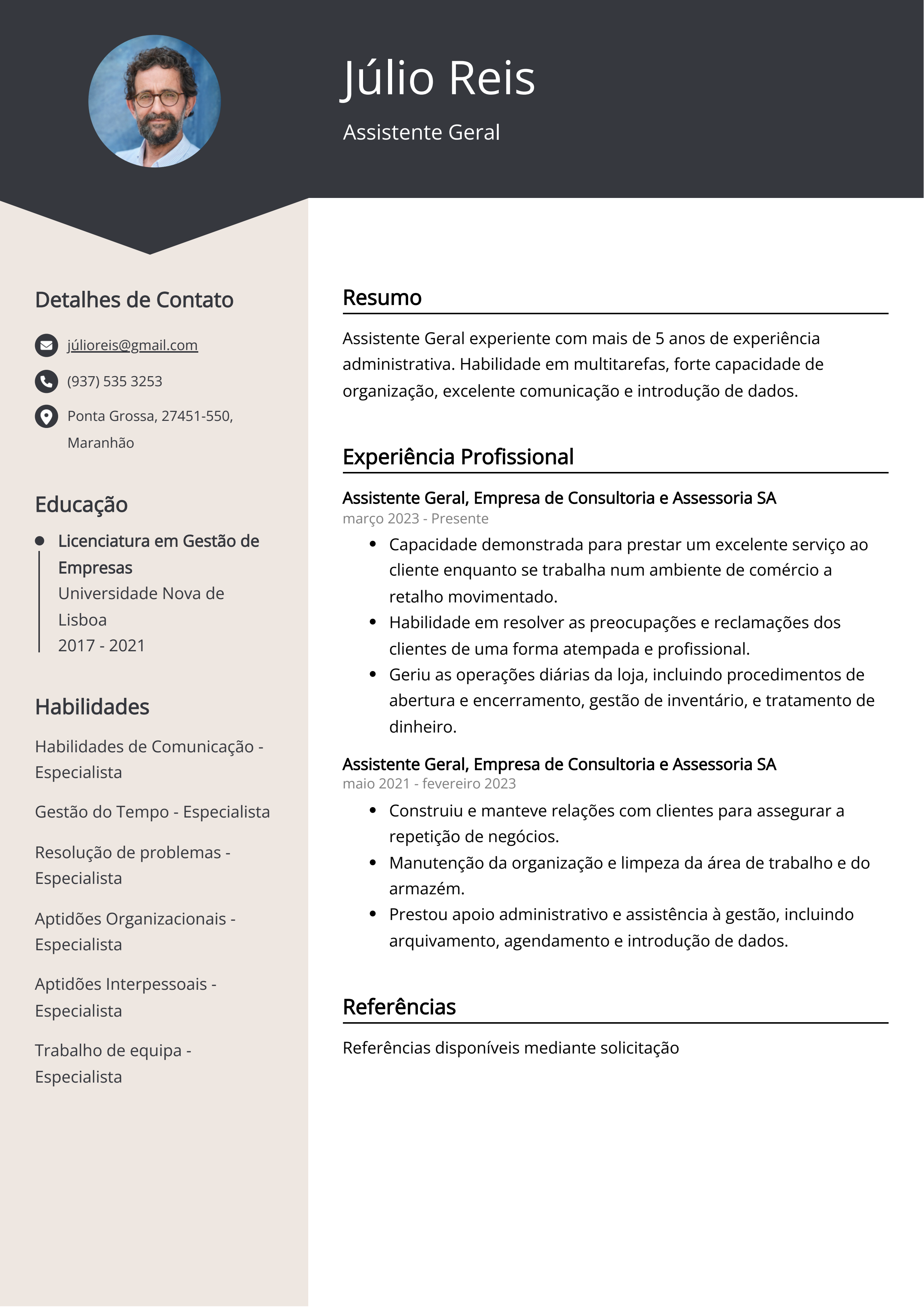 Criar CV