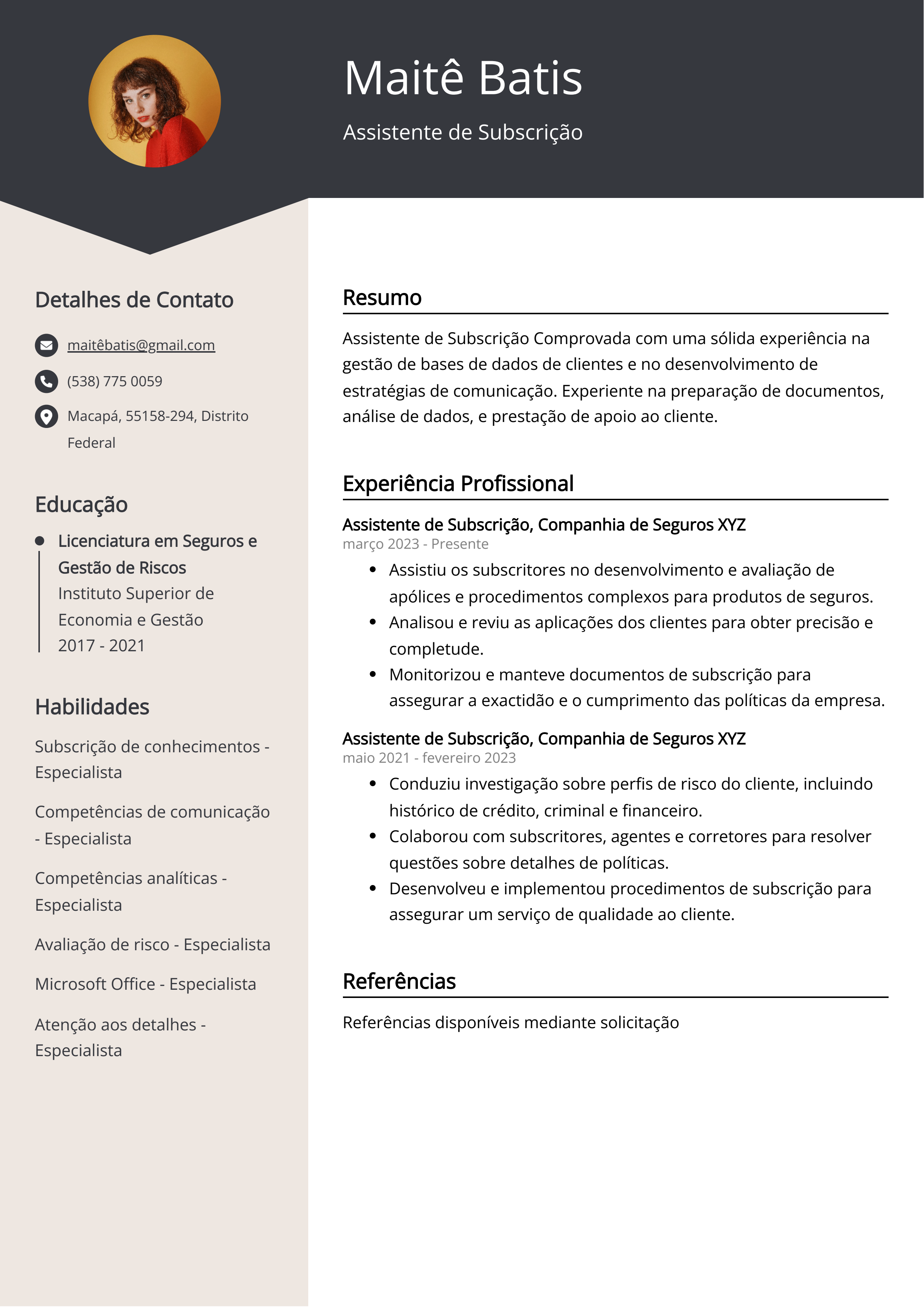 Criar CV