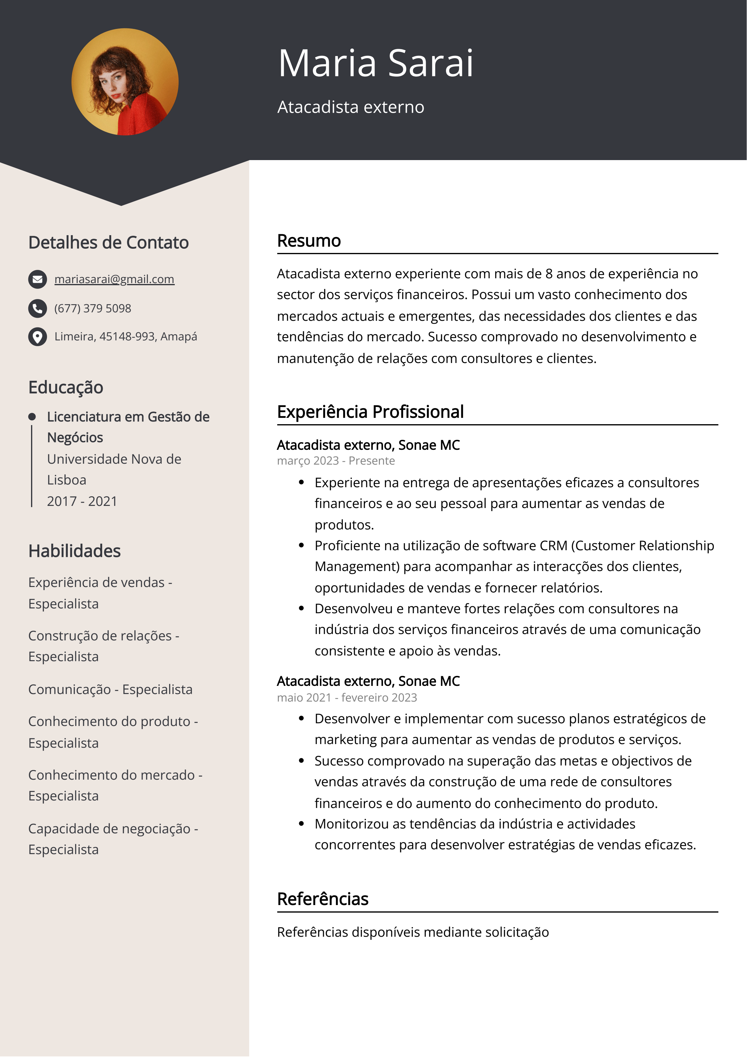 Criar CV