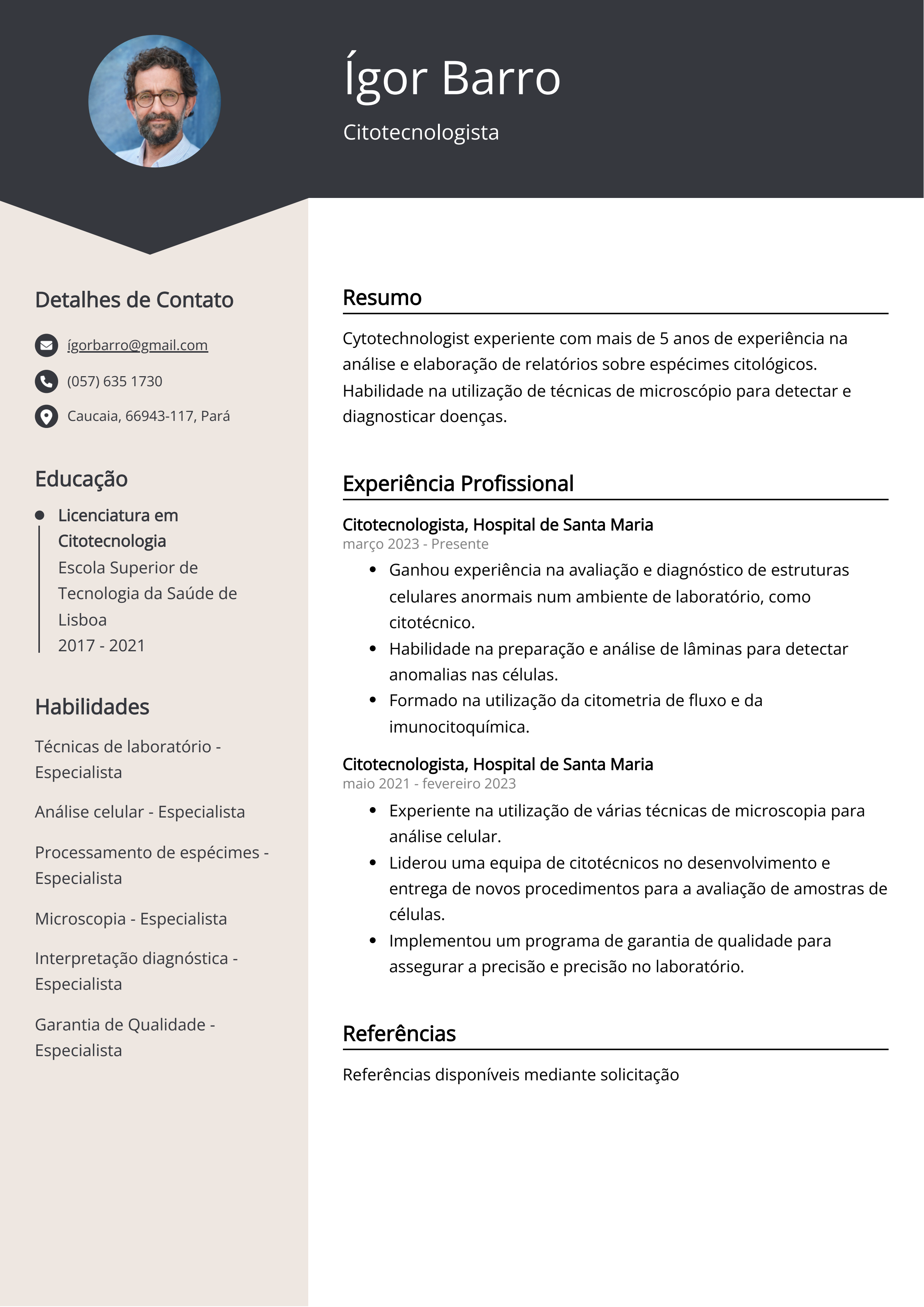 Criar CV