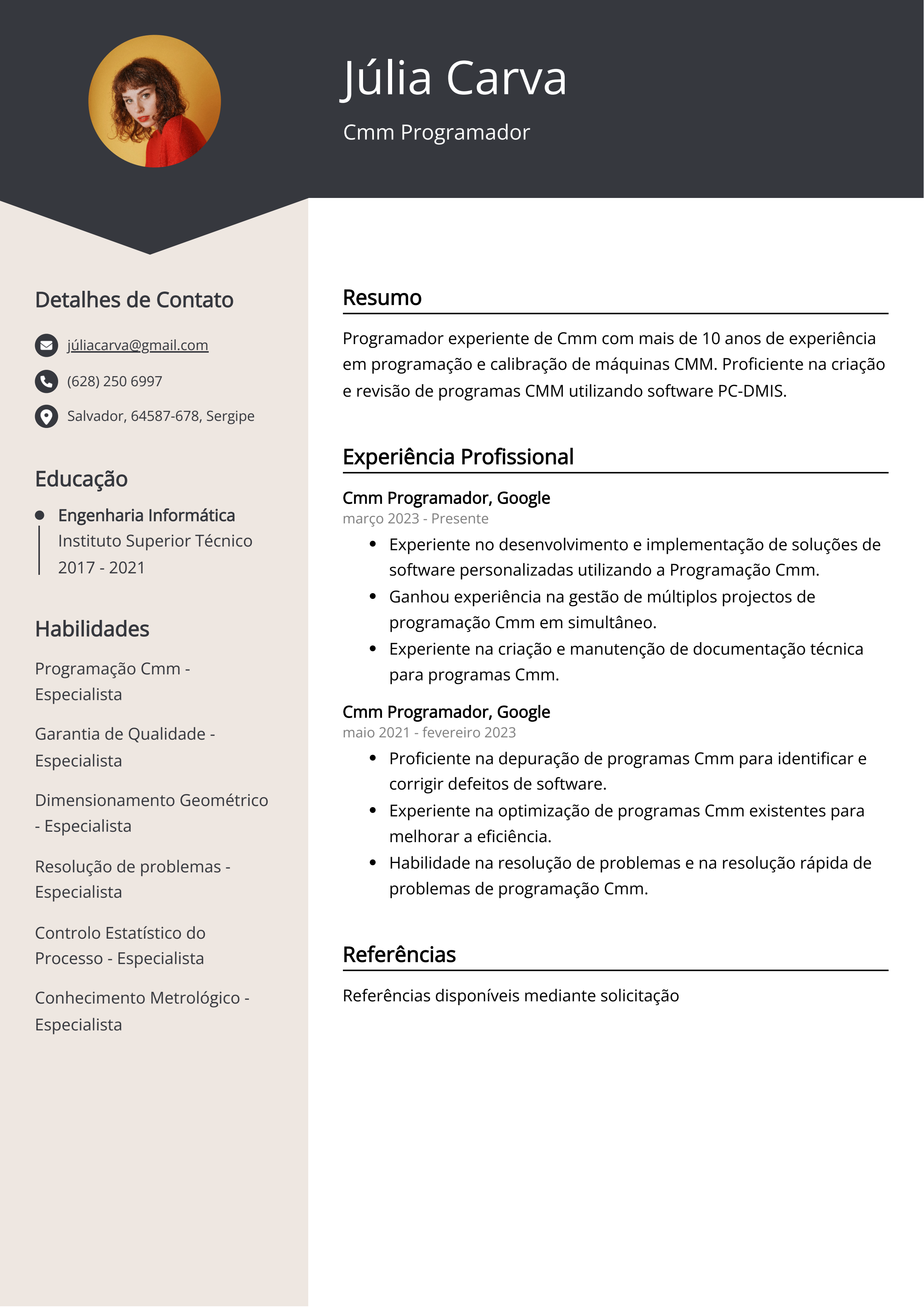 Criar CV