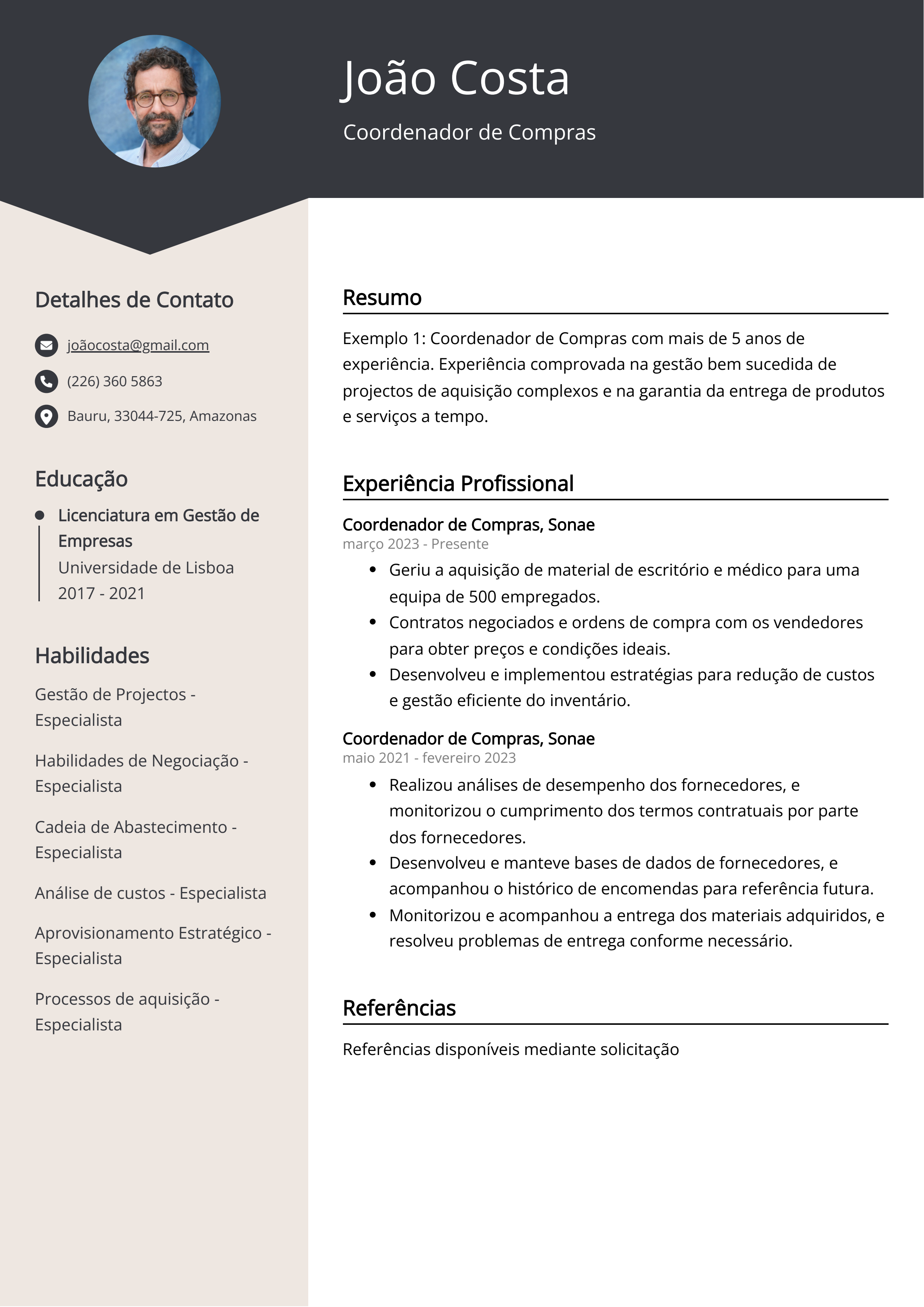 Criar CV