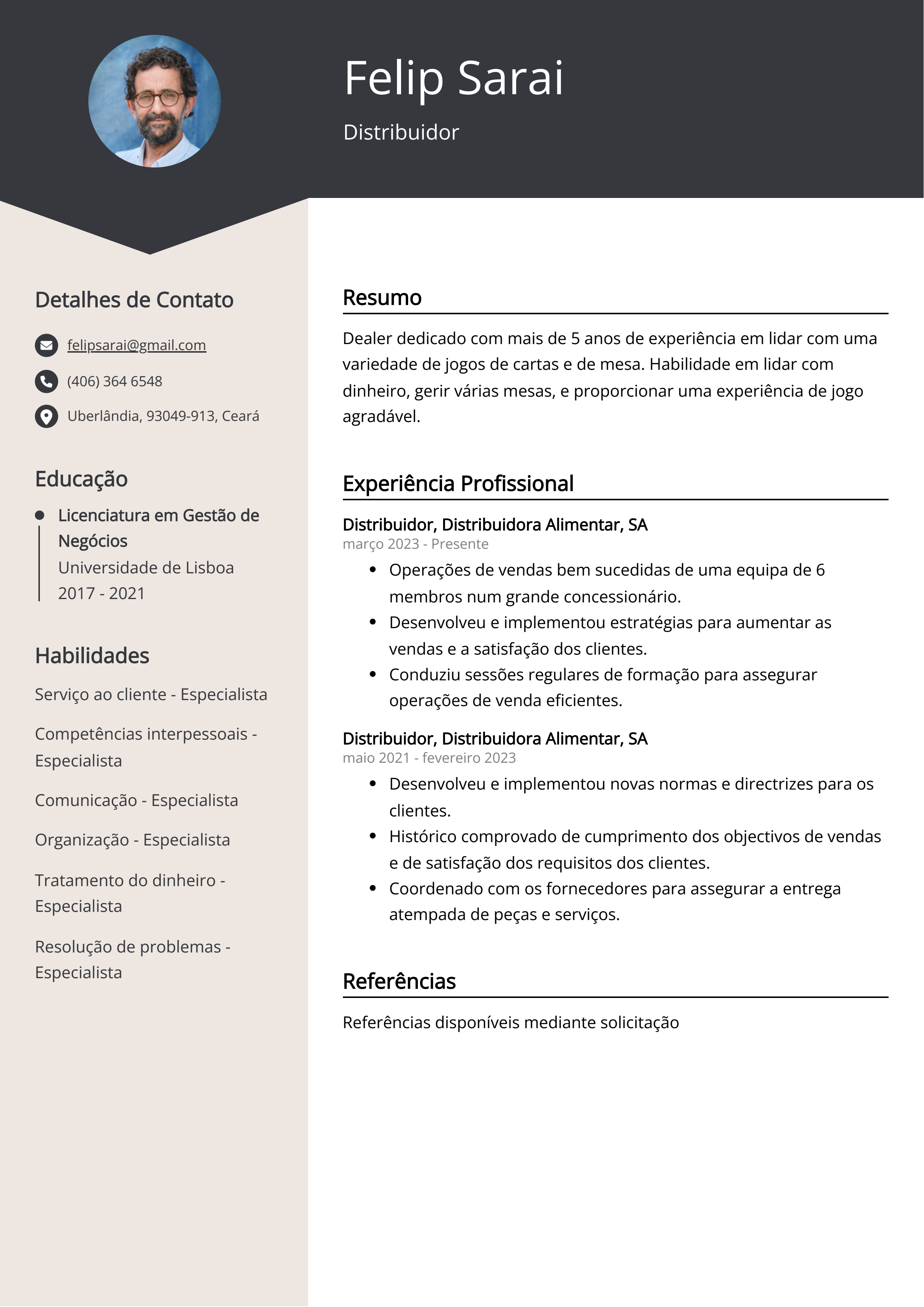 Criar CV