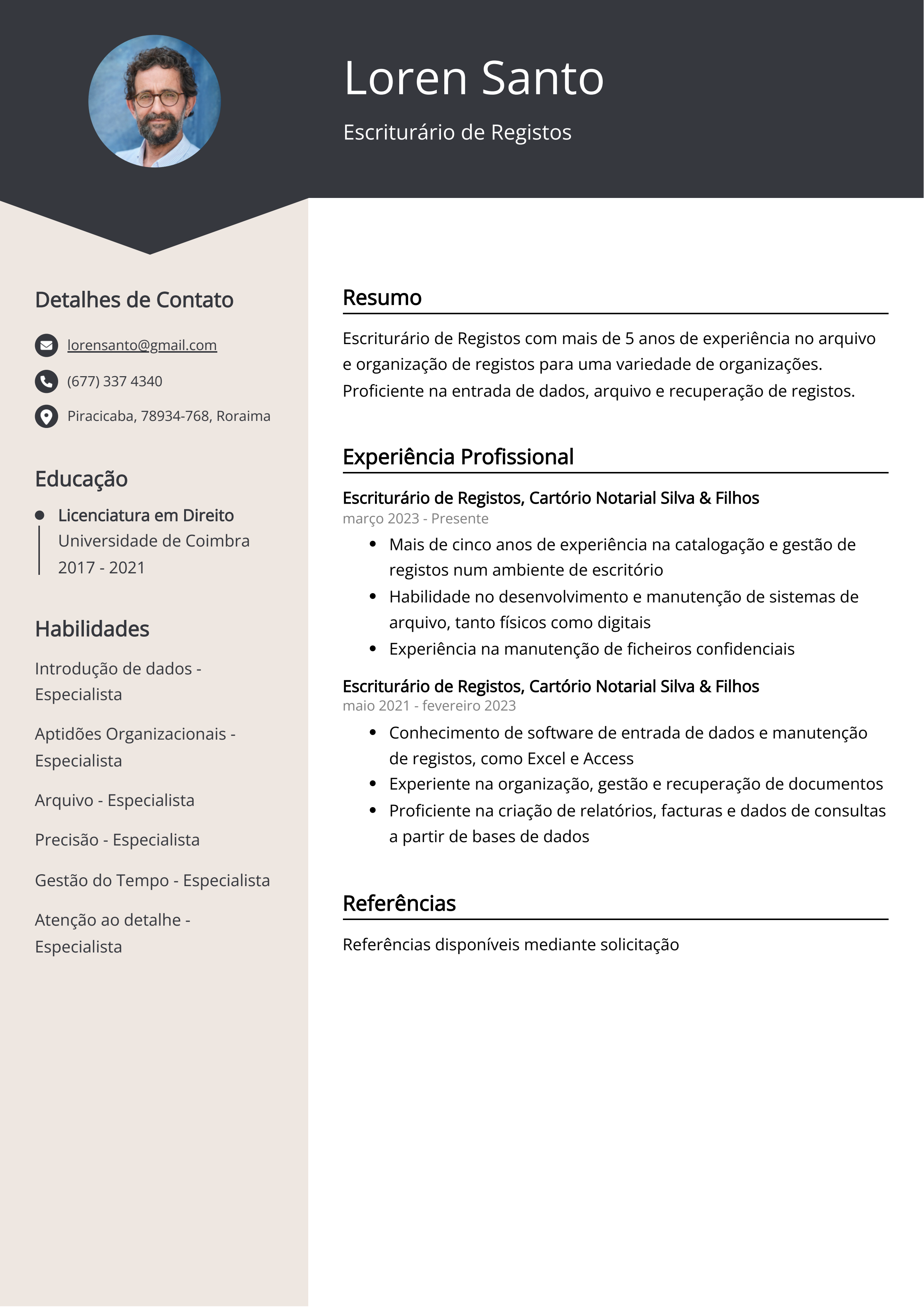 Criar CV