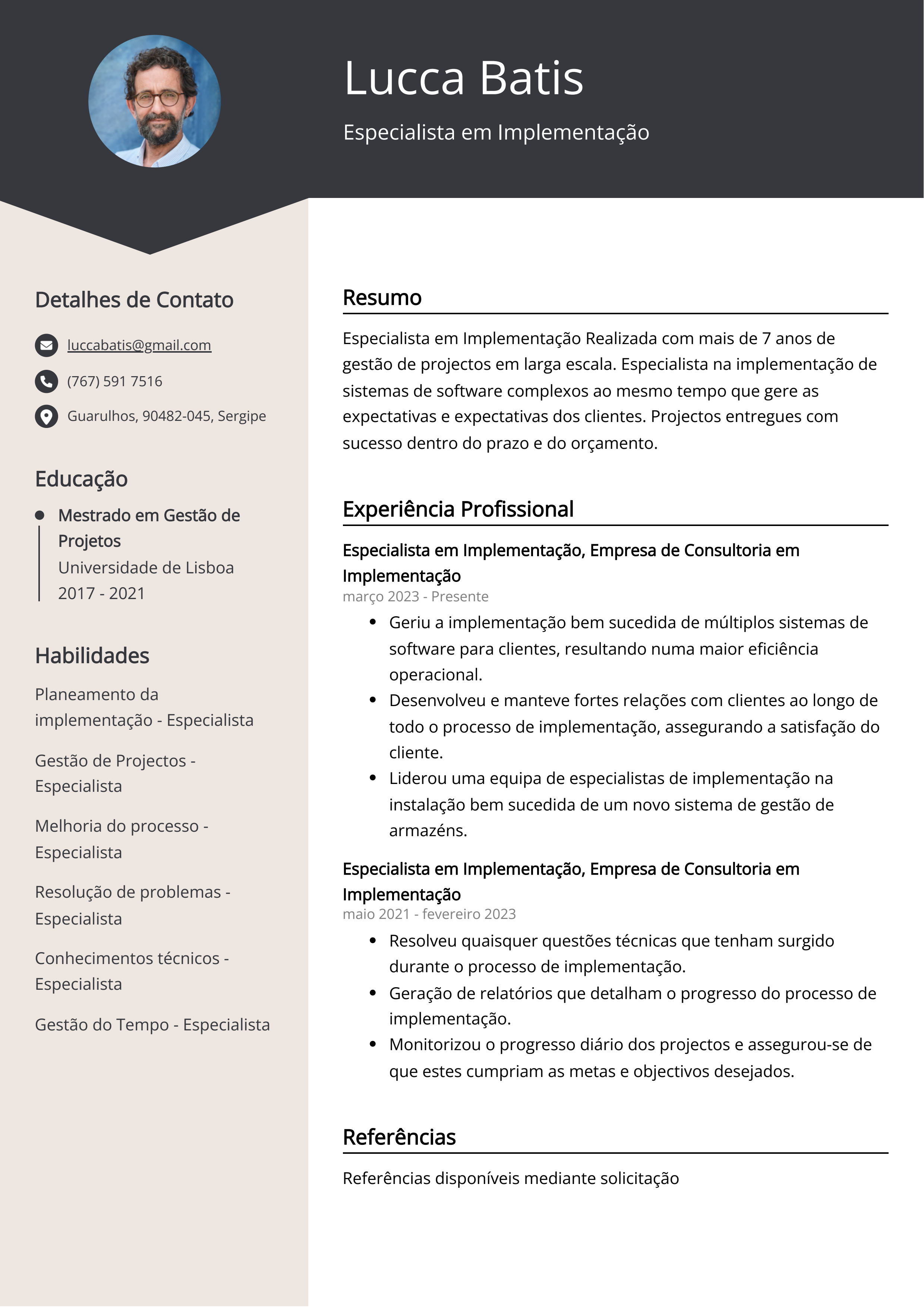 Criar CV