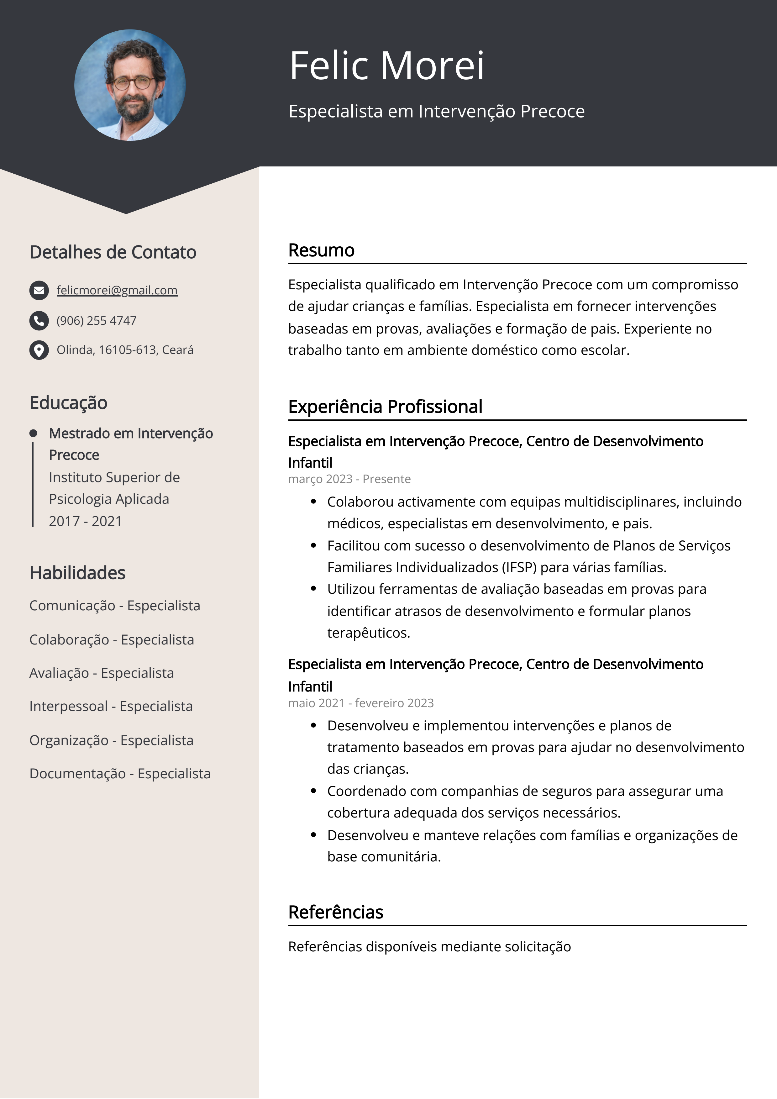 Criar CV