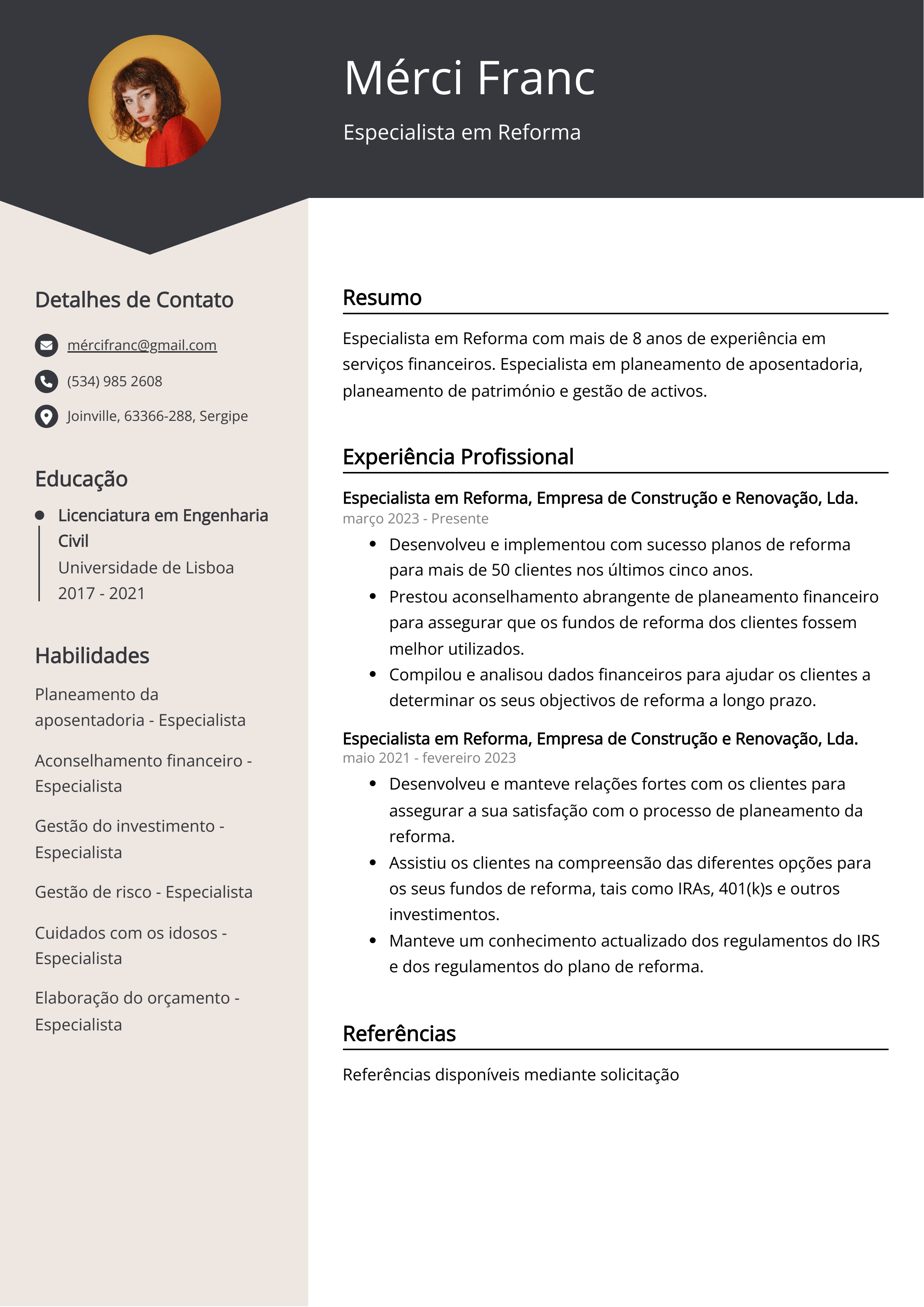 Criar CV