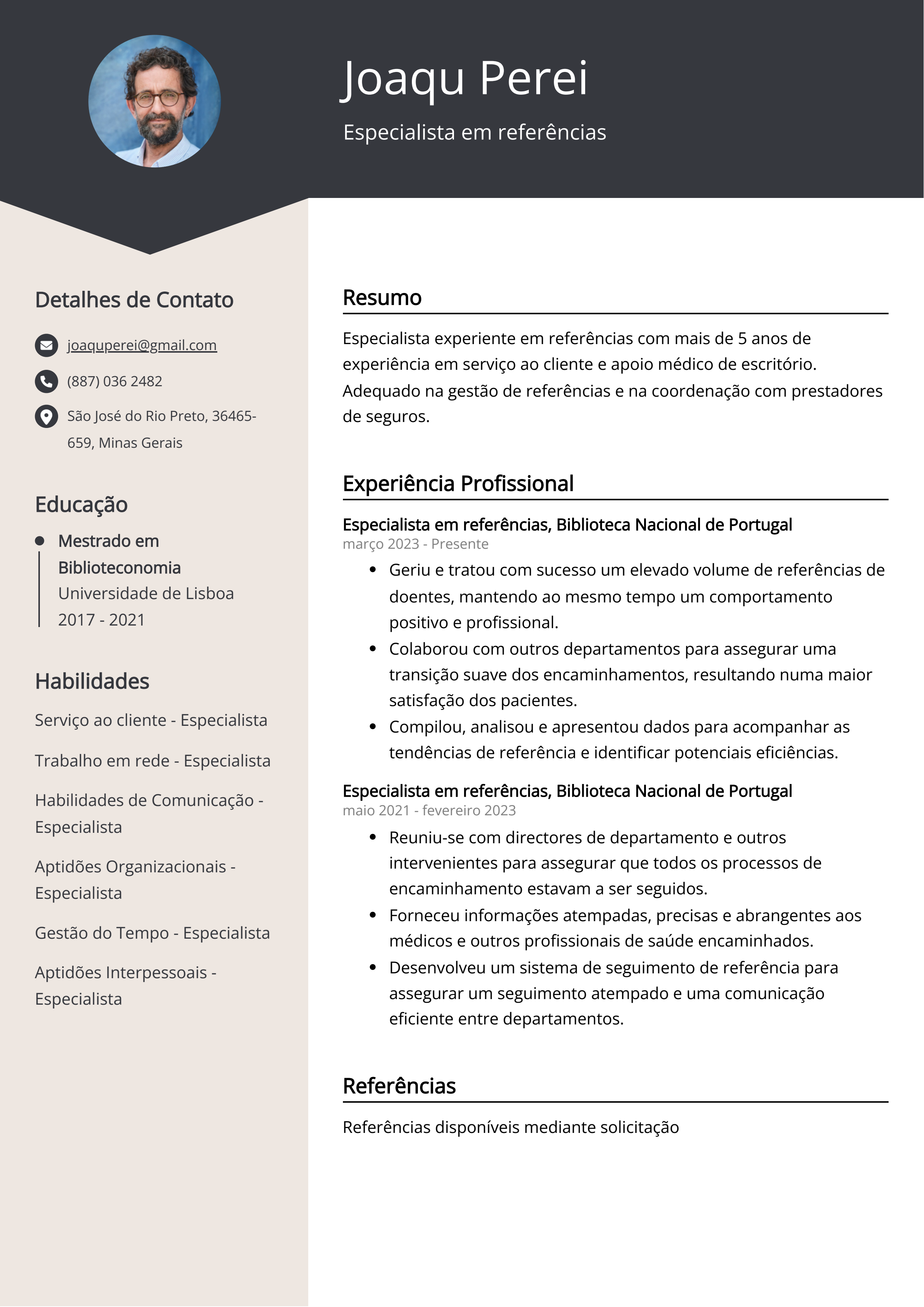 Criar CV