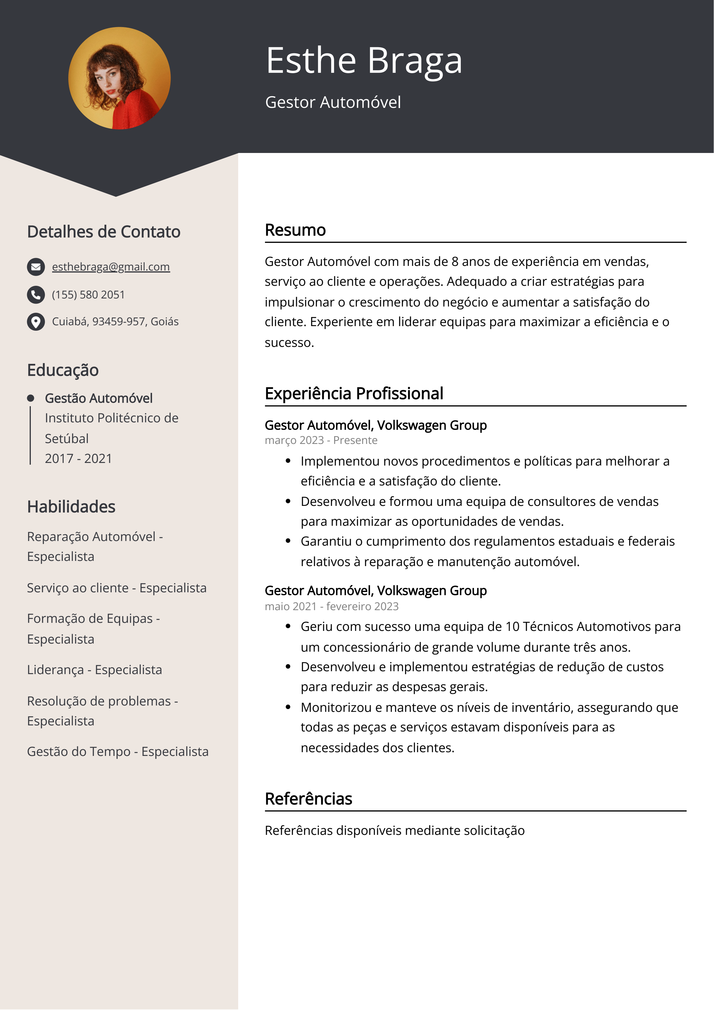 Criar CV