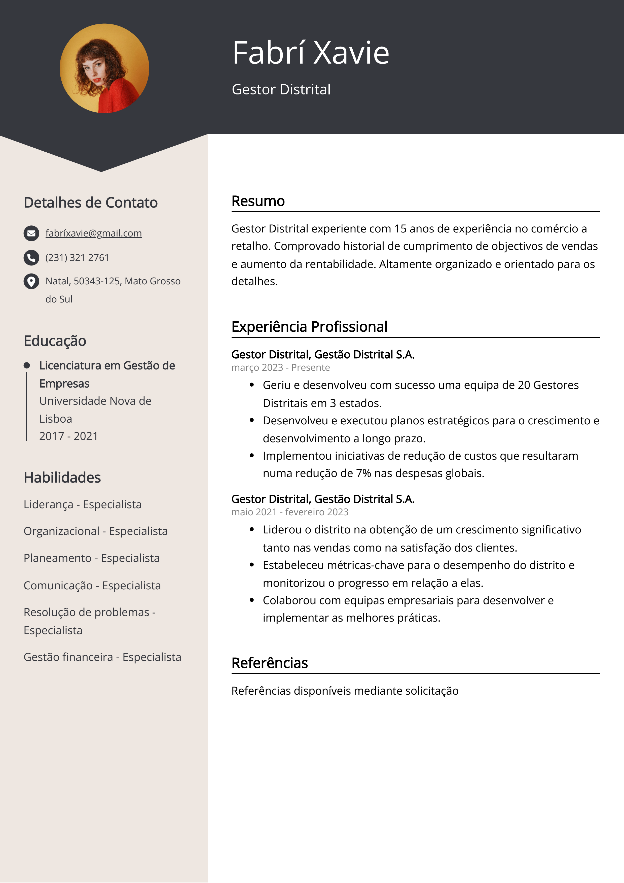 Criar CV