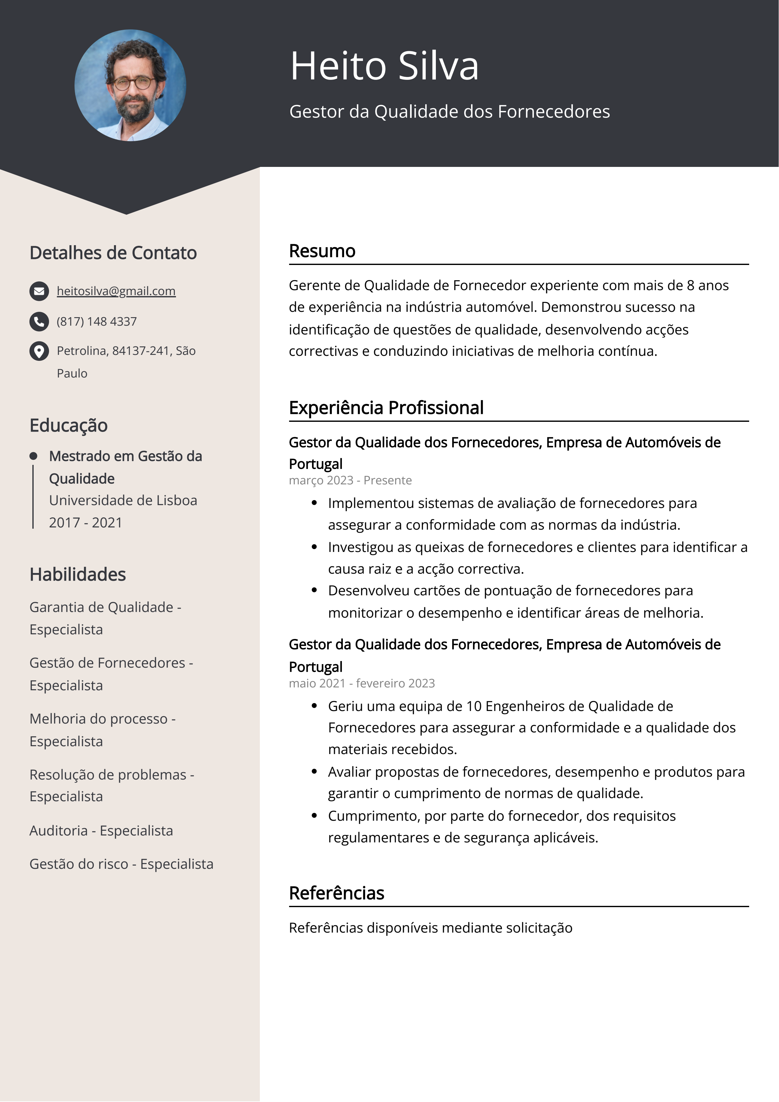 Criar CV