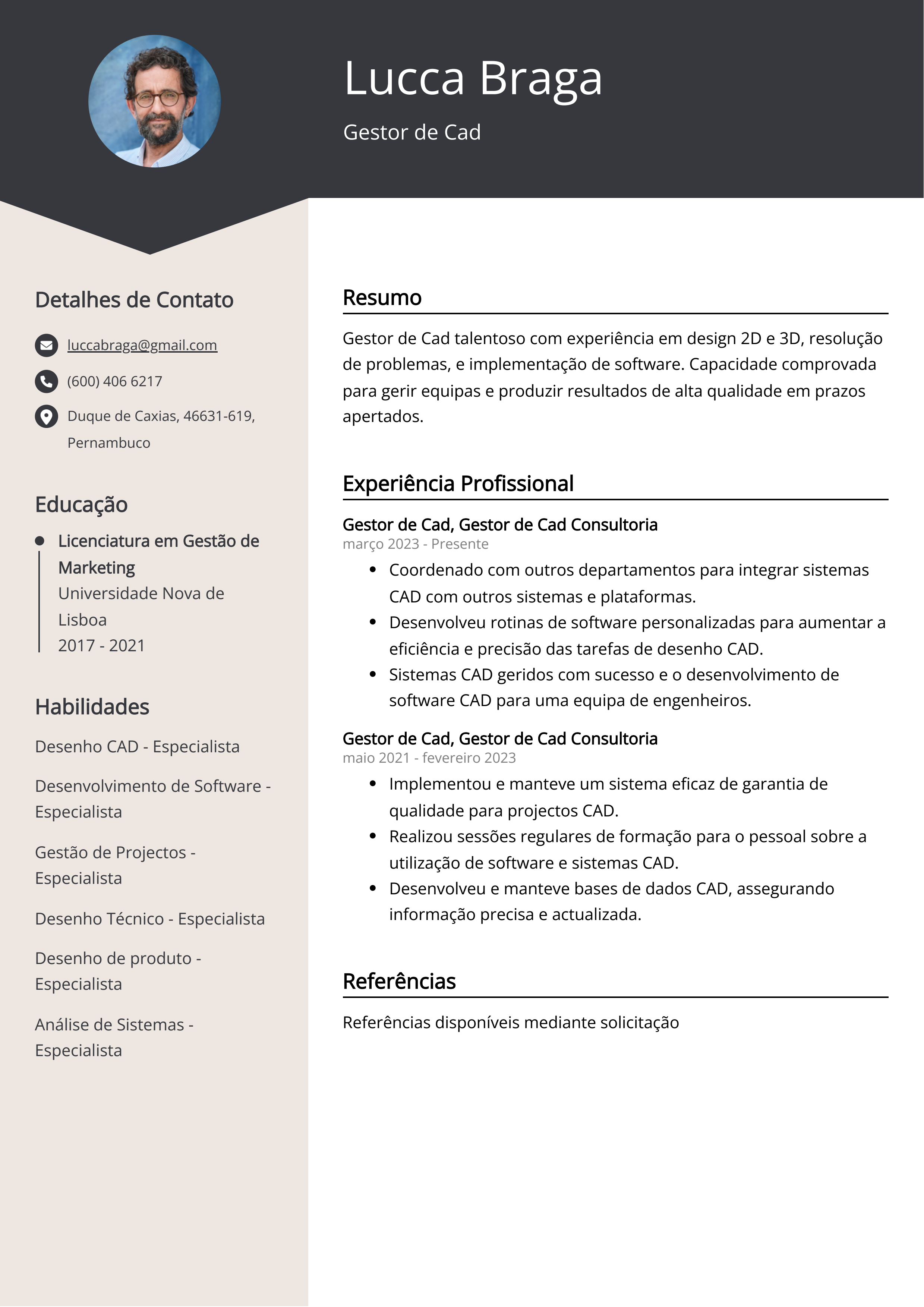 Criar CV