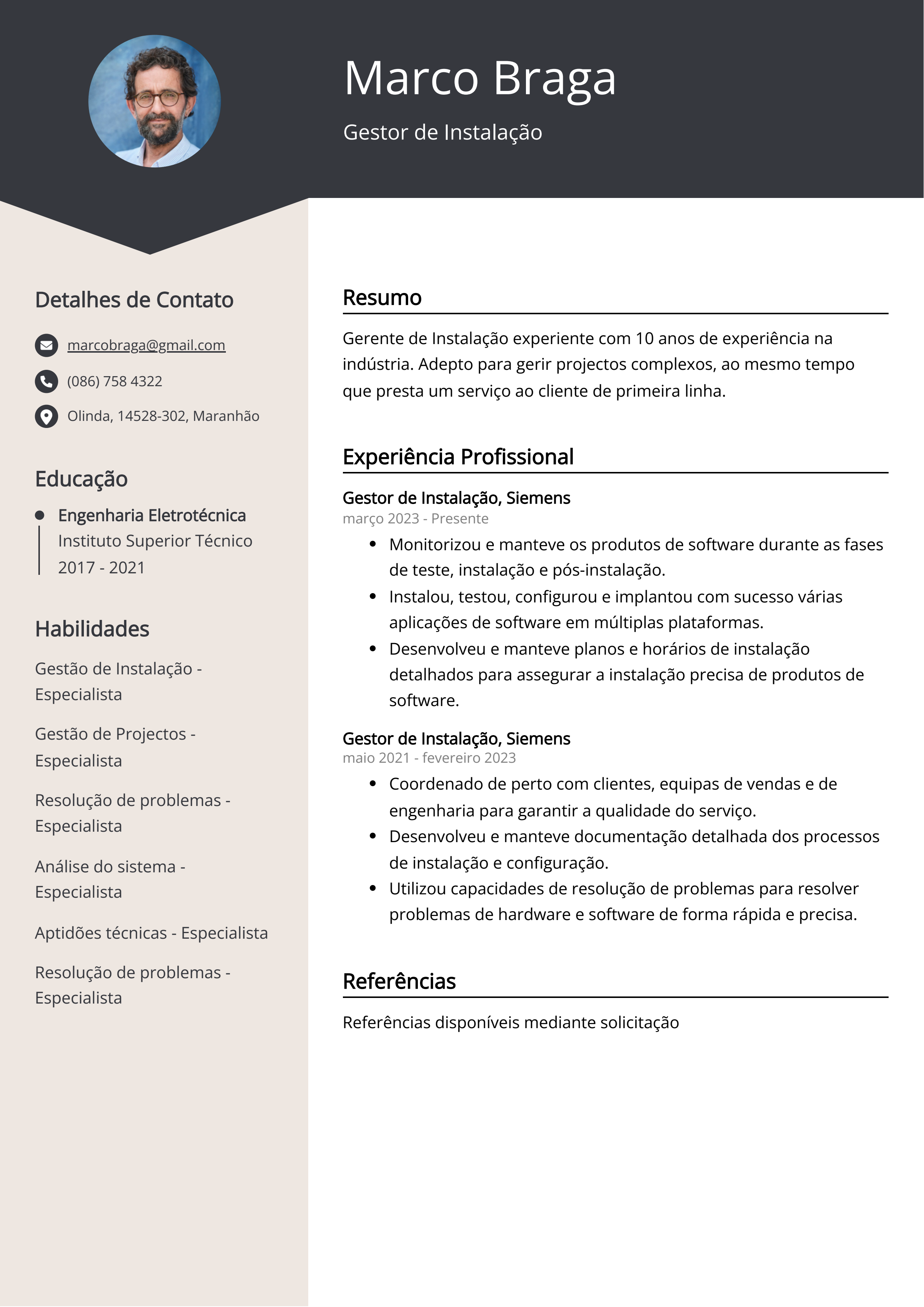 Criar CV