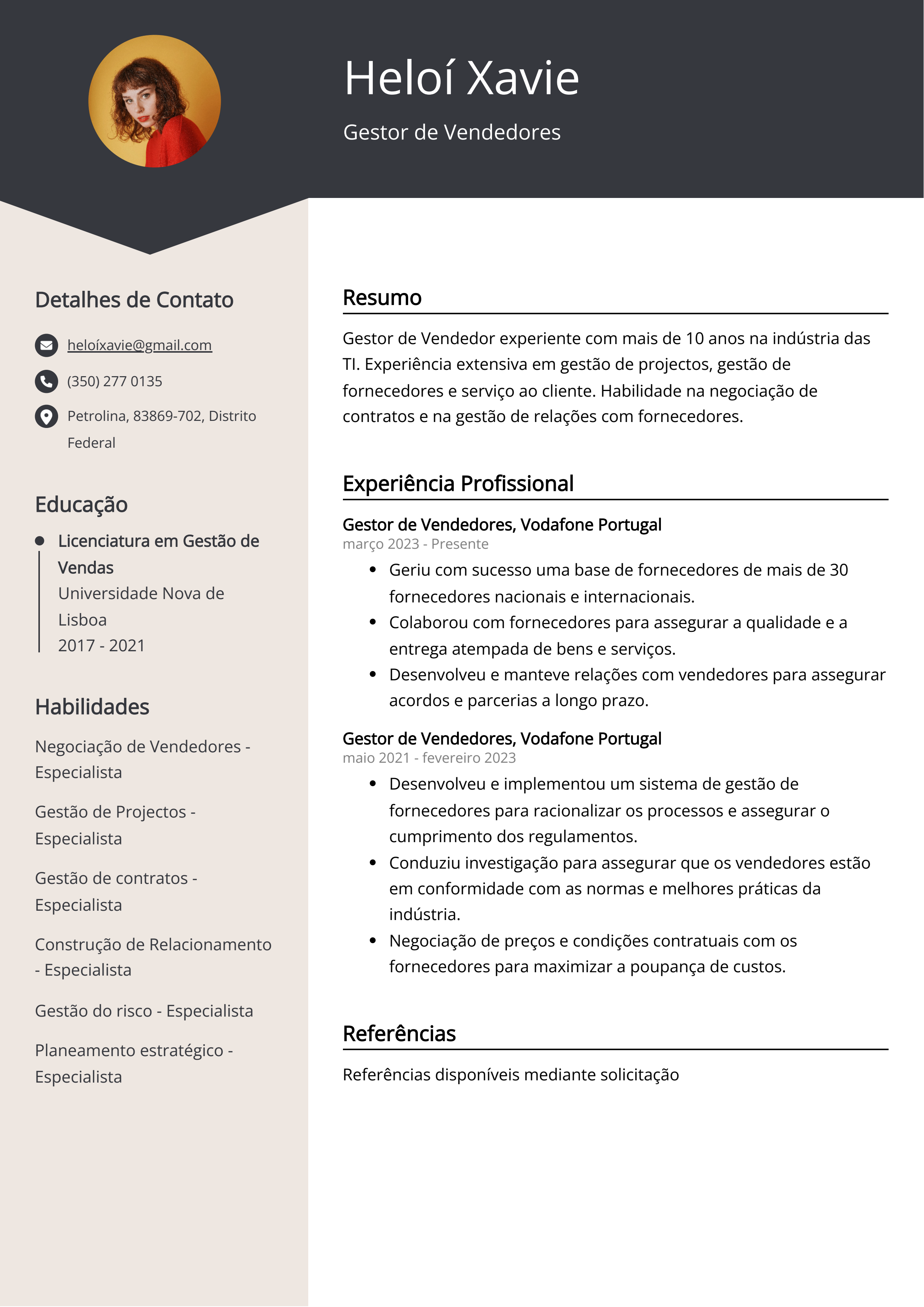 Criar CV