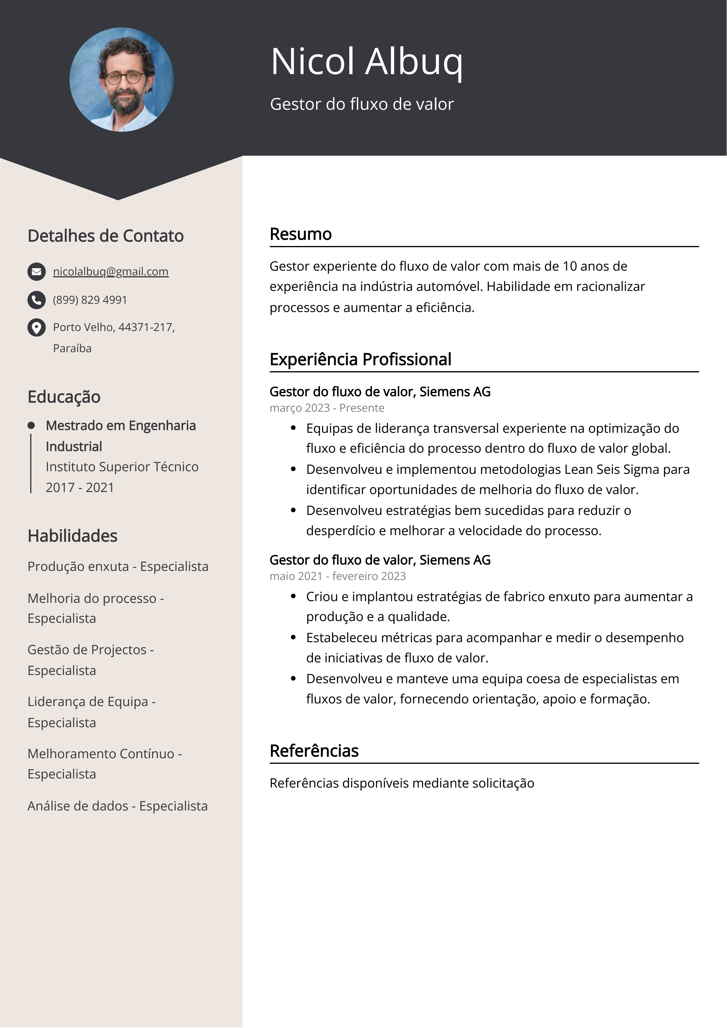 Criar CV