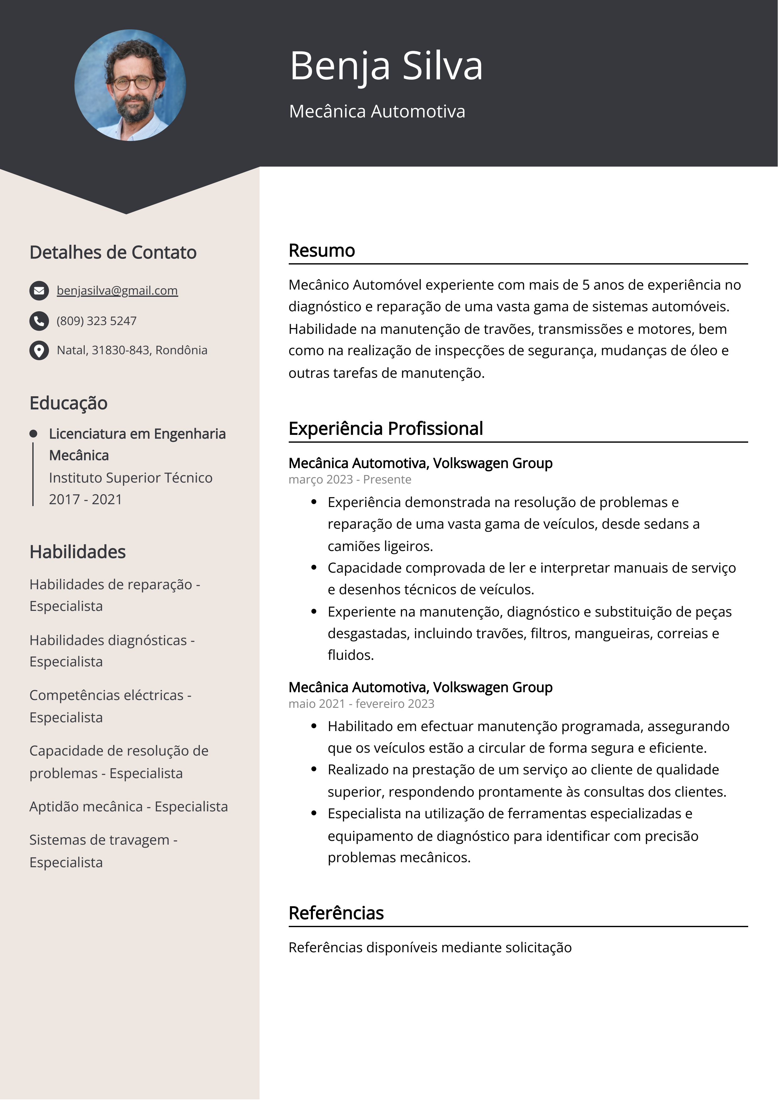 Criar CV