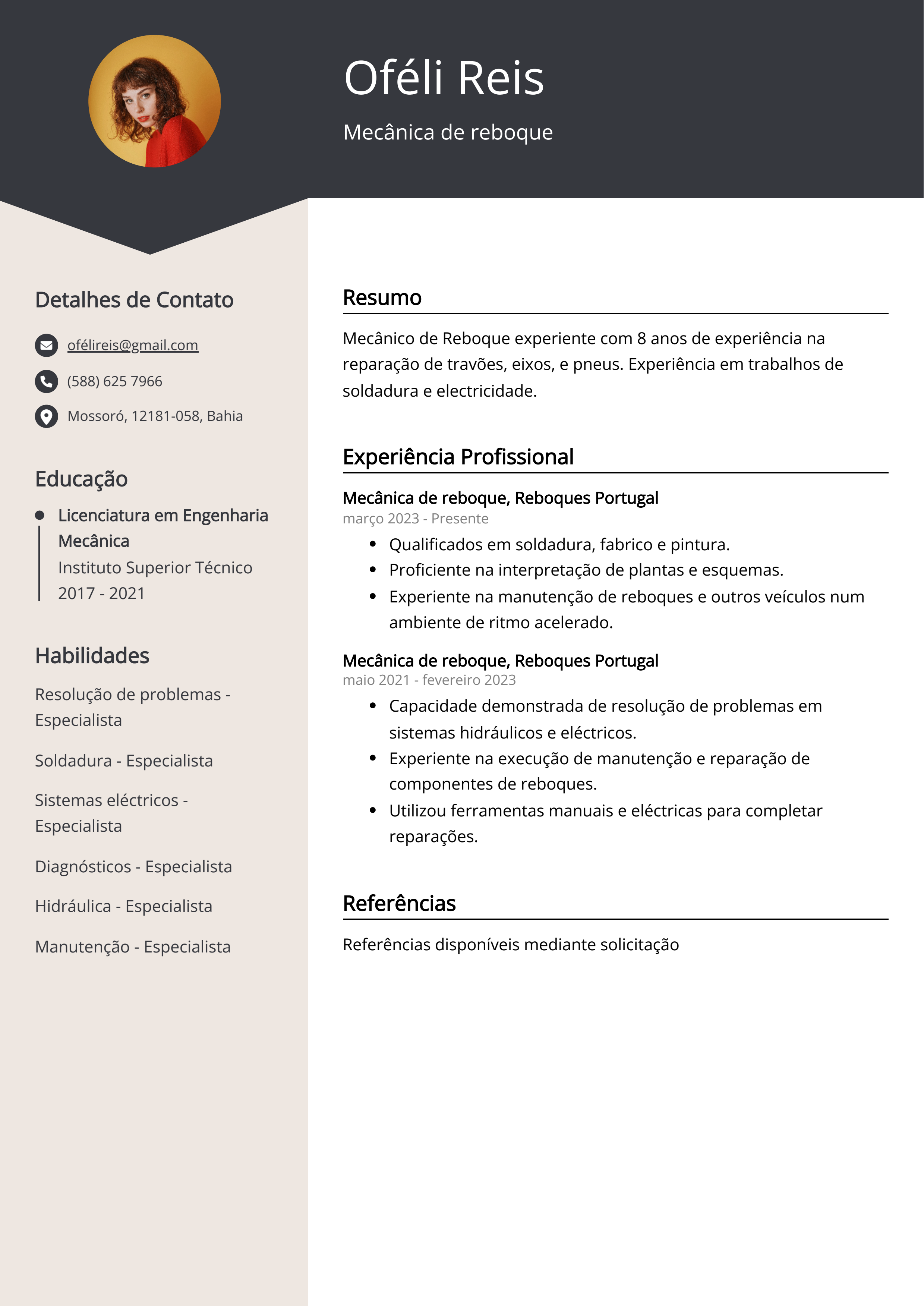 Criar CV