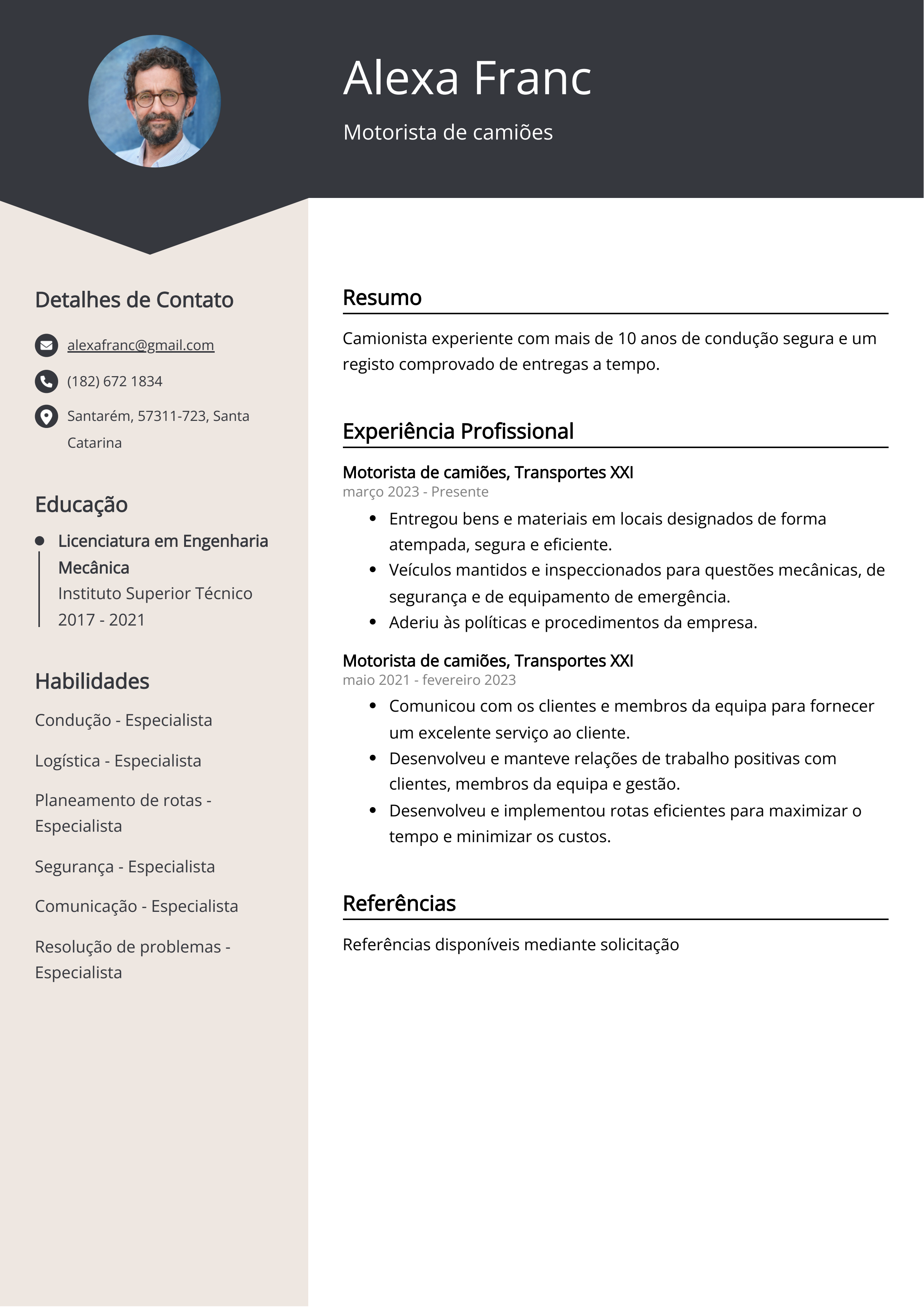 Criar CV