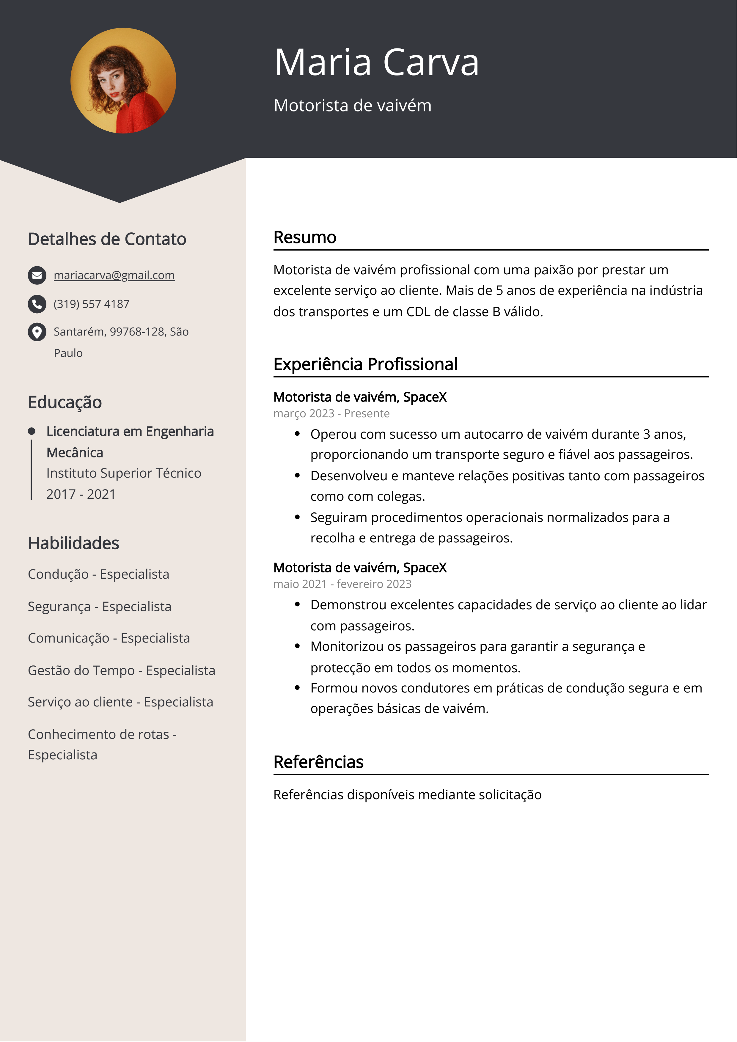 Criar CV