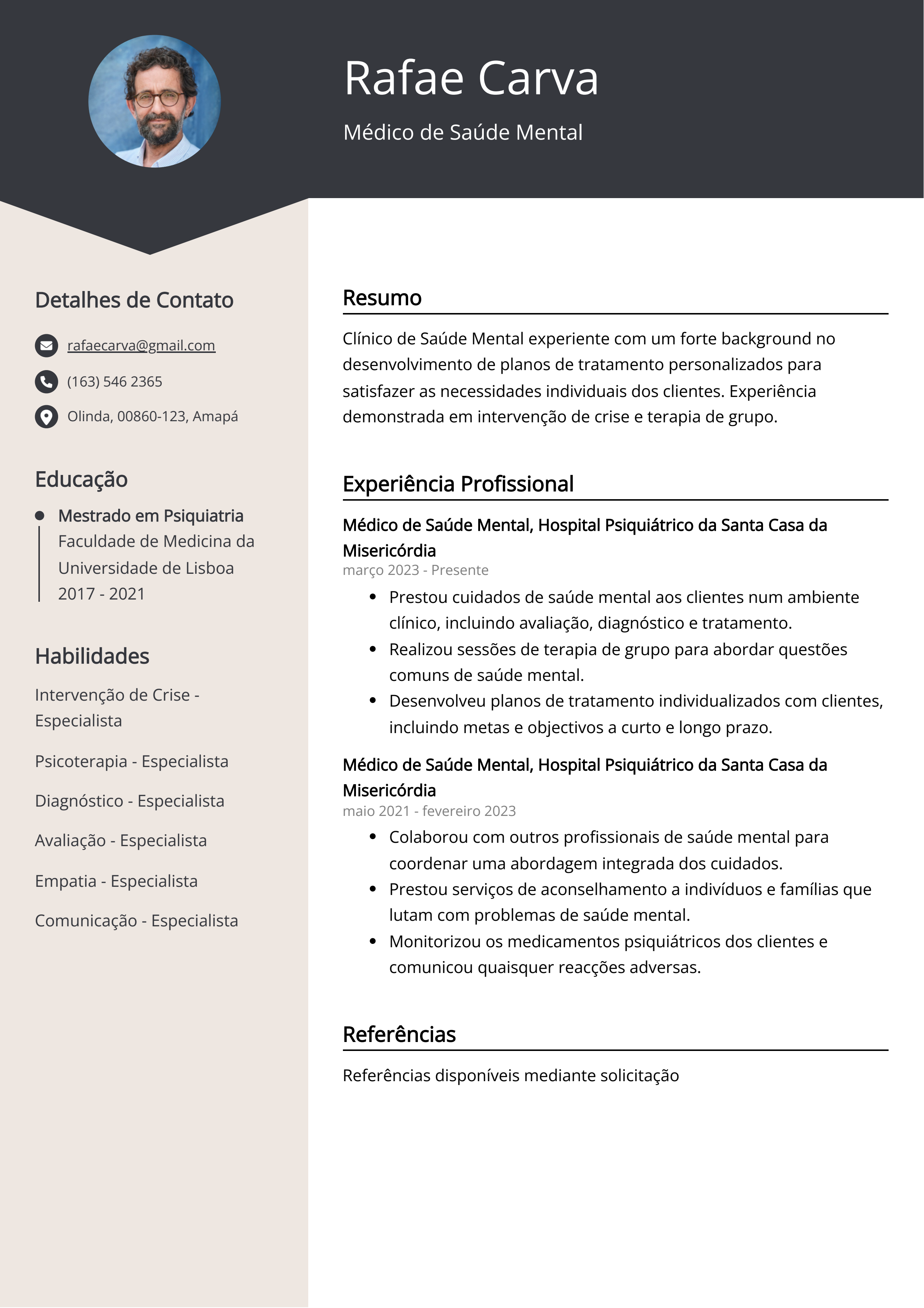 Criar CV