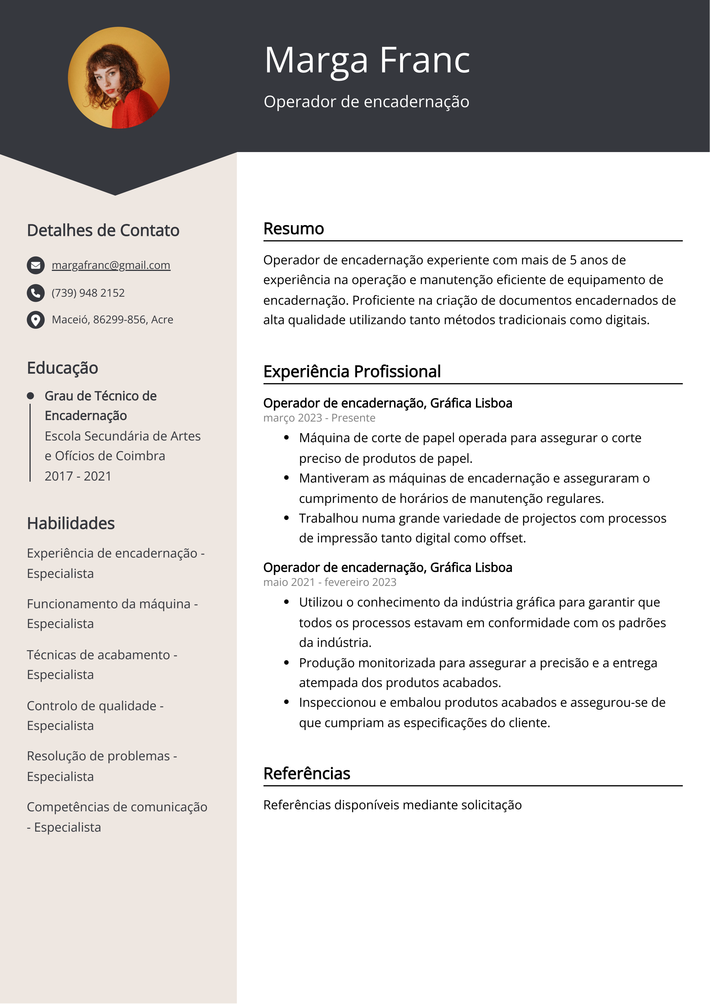 Criar CV