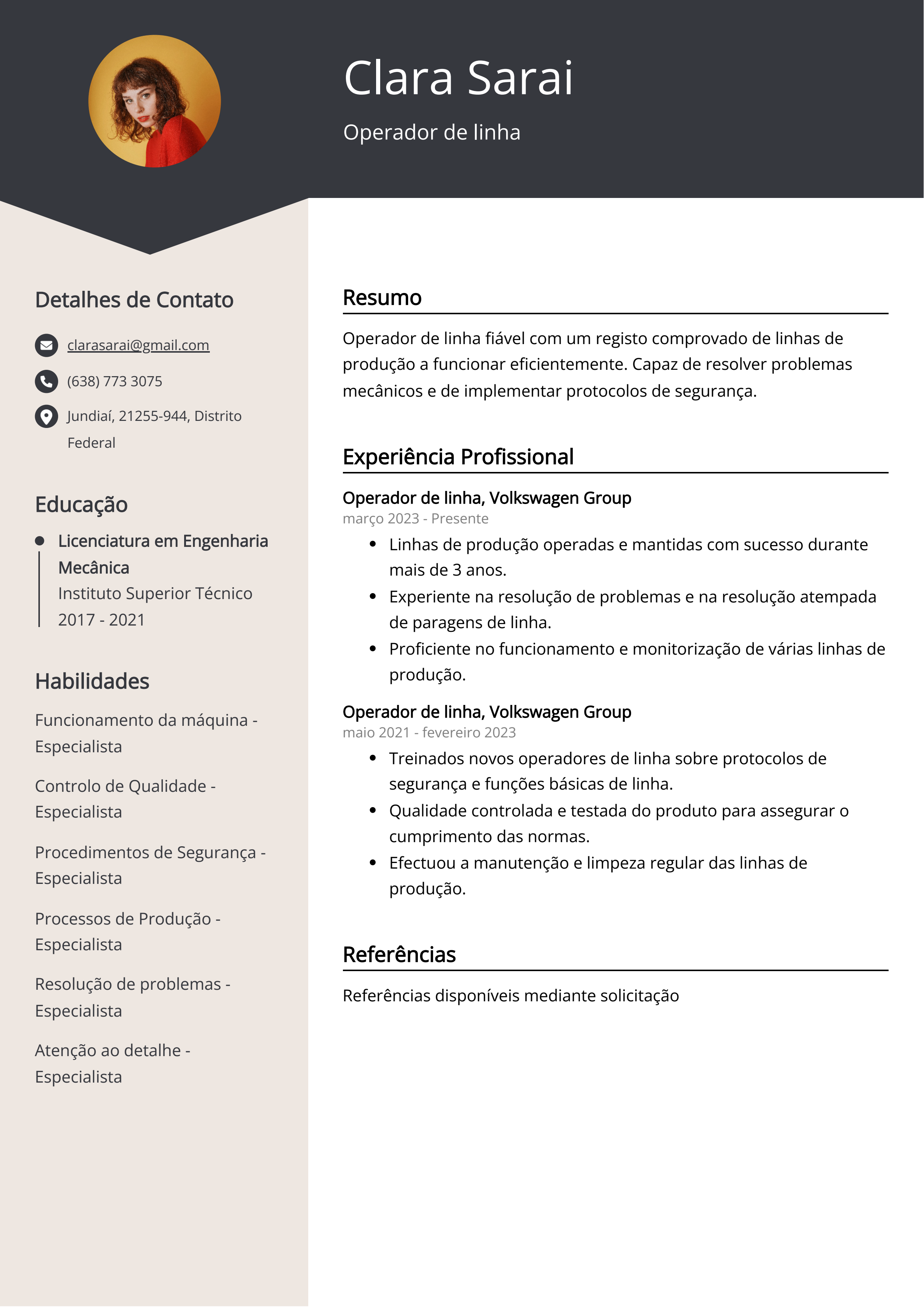 Criar CV