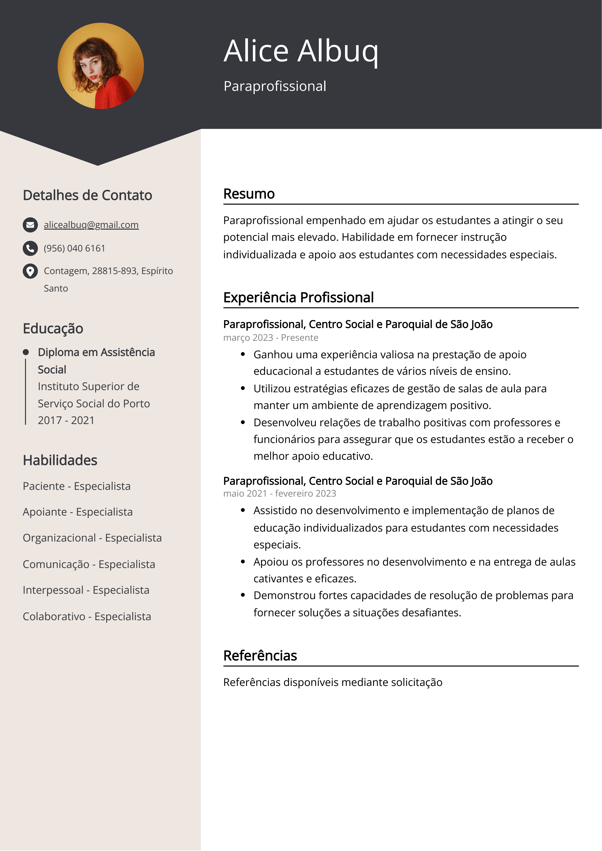 Criar CV