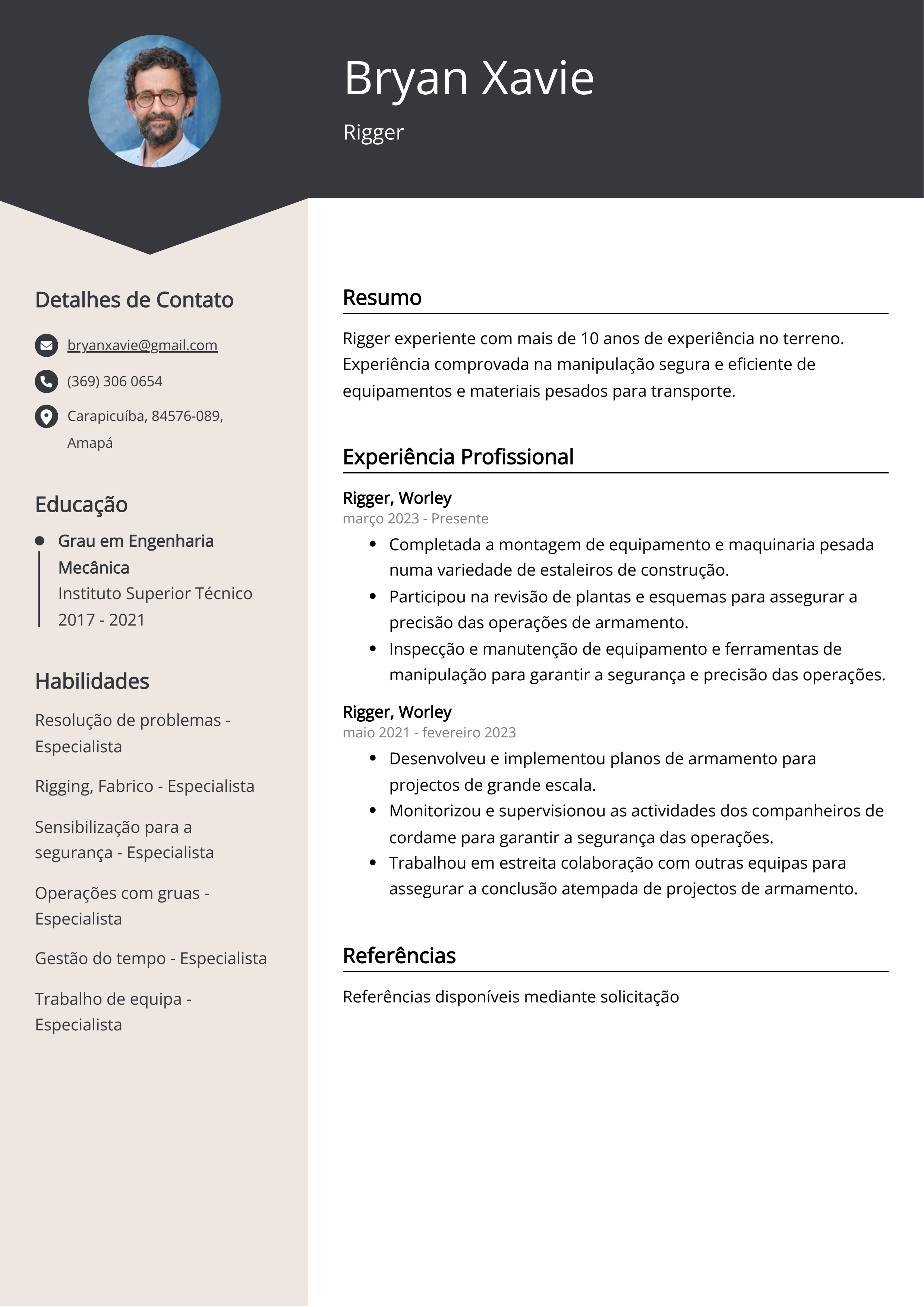 Criar CV