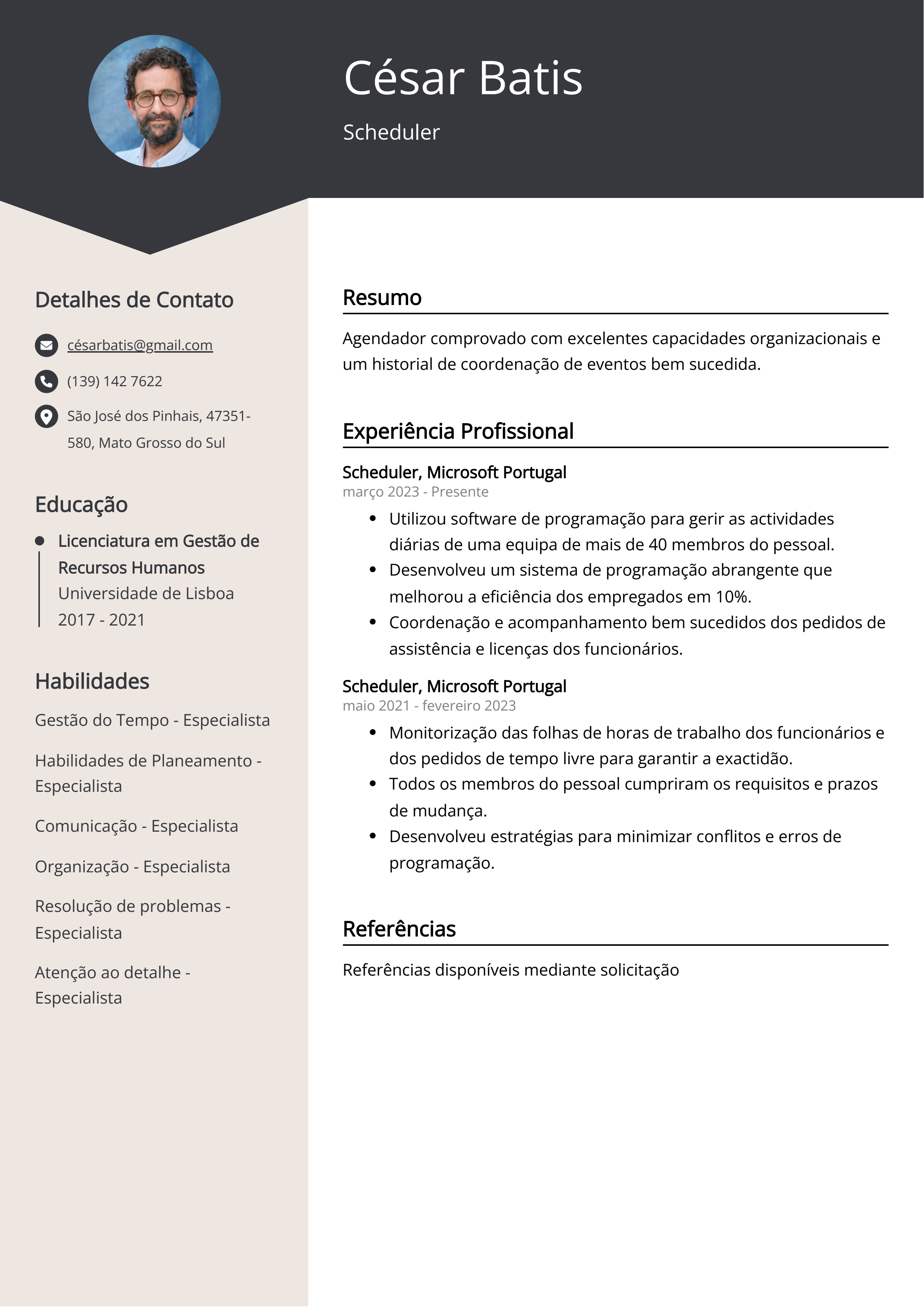 Criar CV