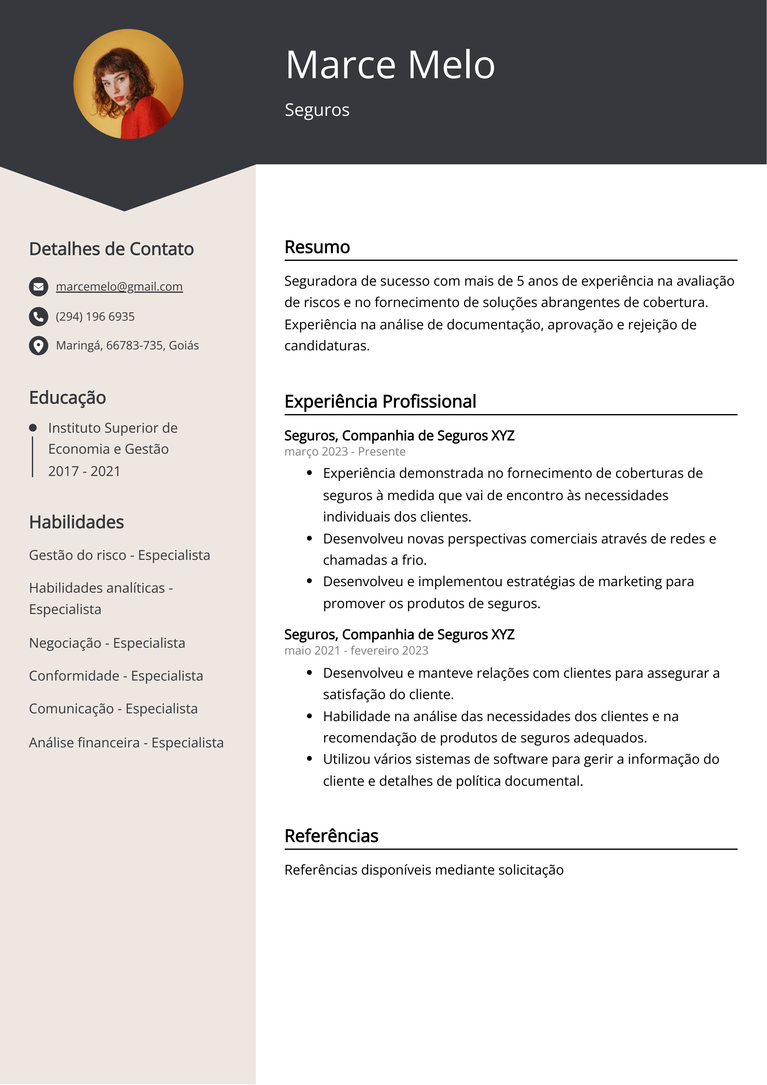 Criar CV