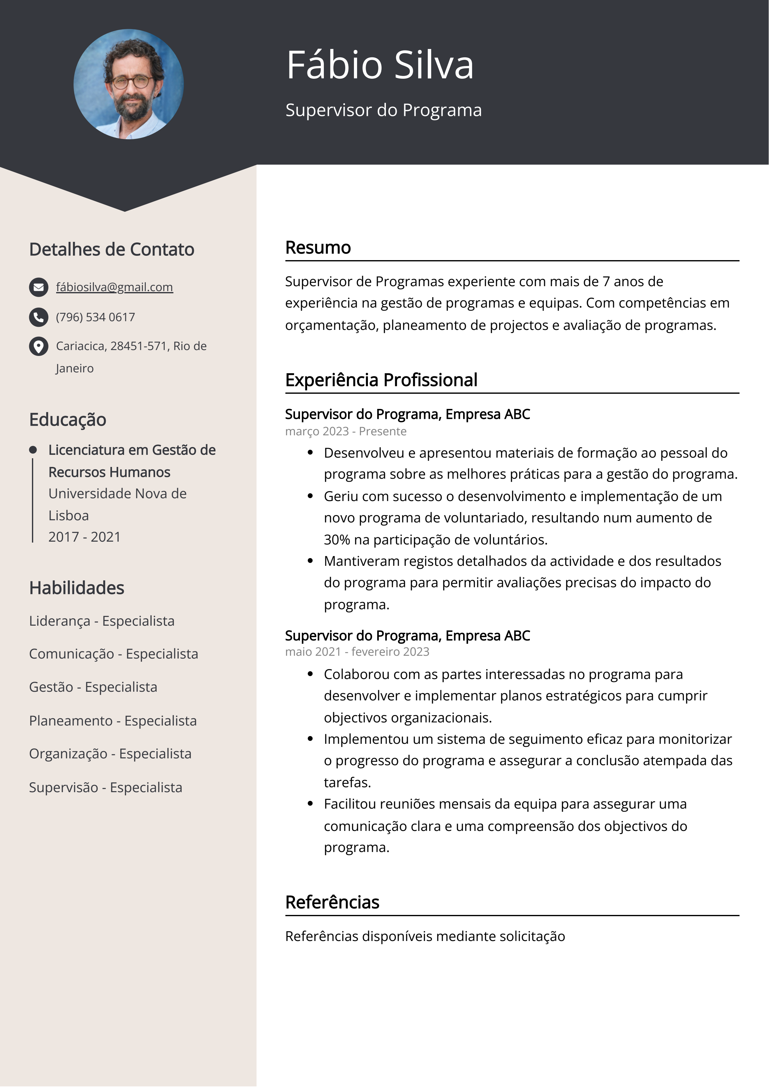 Criar CV