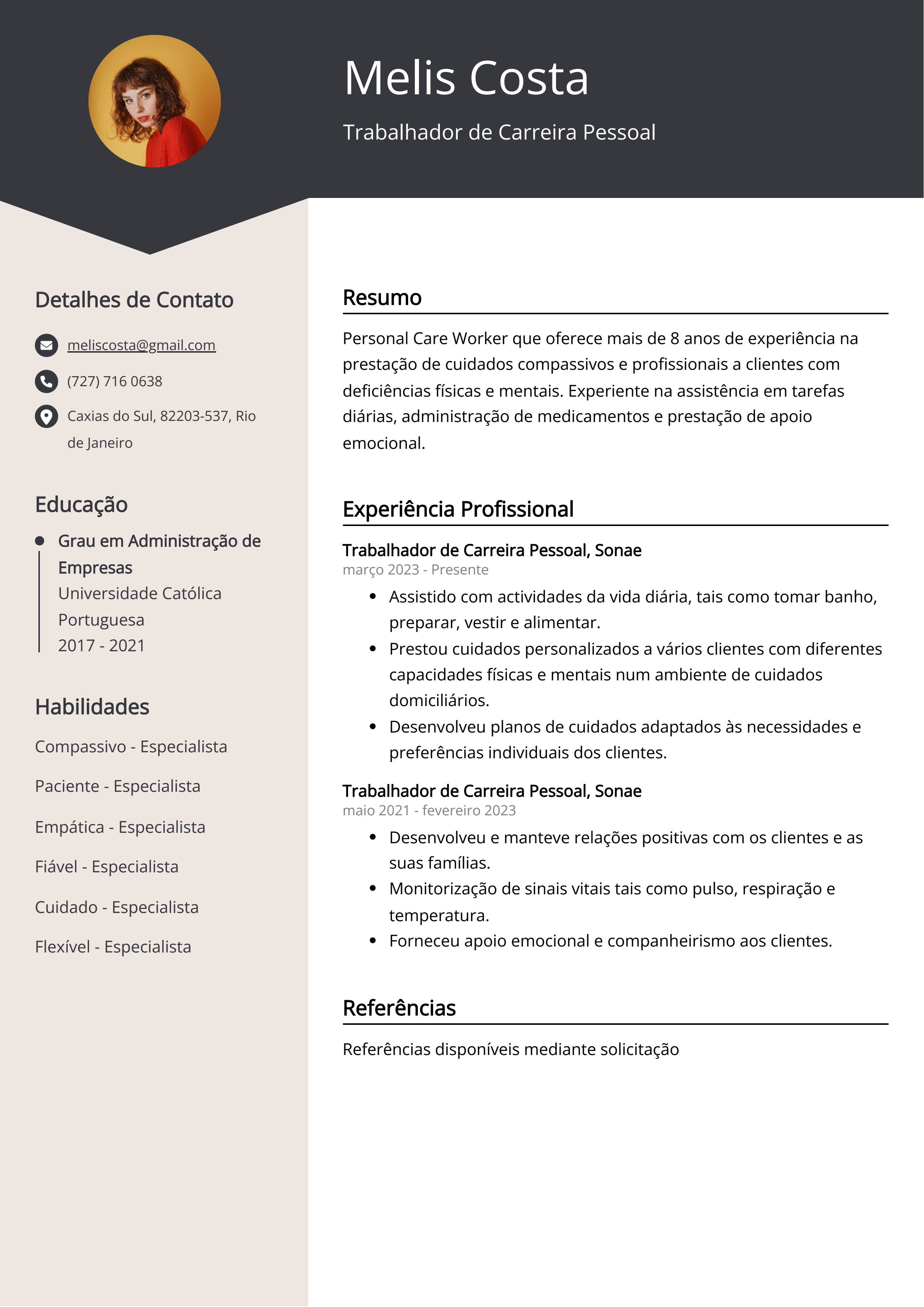 Criar CV