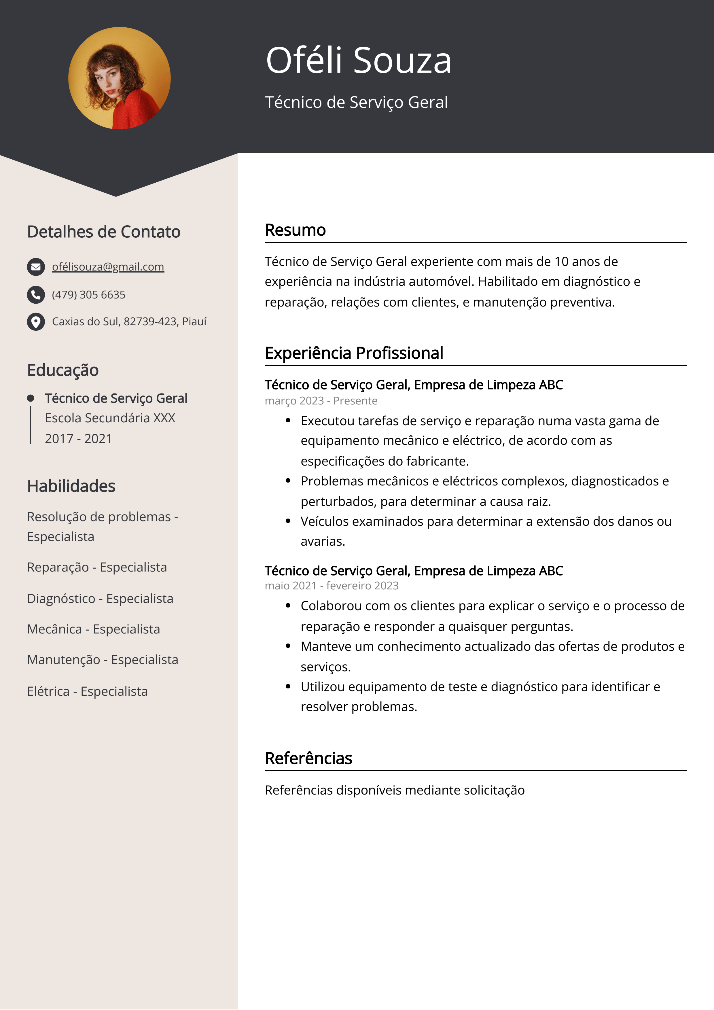 Criar CV